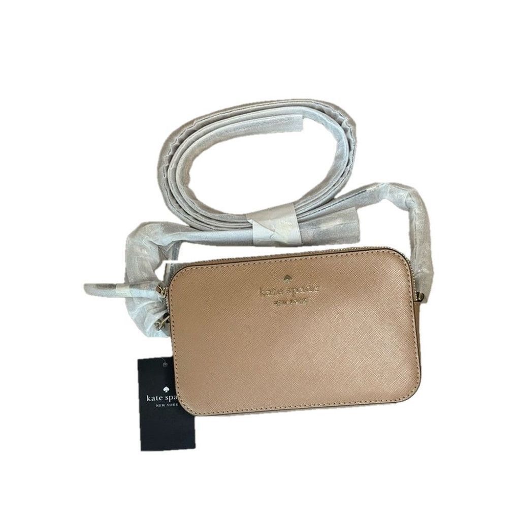 Kate Spade Kate Spade Light Fawn Cameron Double Zip Crossbody Bag NWT Size ONE SIZE - 1 Thumbnail