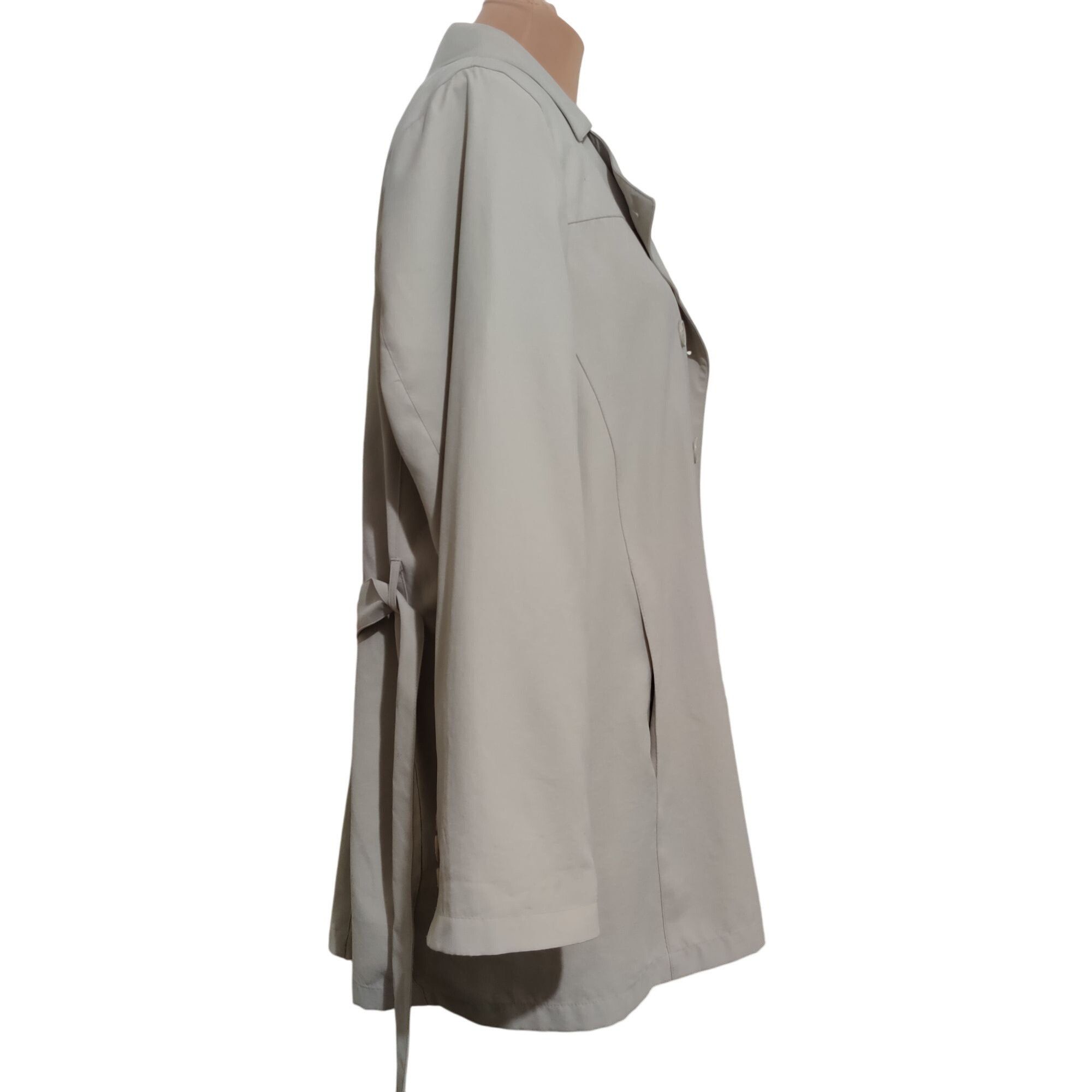 Other Valerie Stevens Womens Trench Coat Double Breasted Belted Mi Size XL / US 12-14 / IT 48-50 - 3 Thumbnail