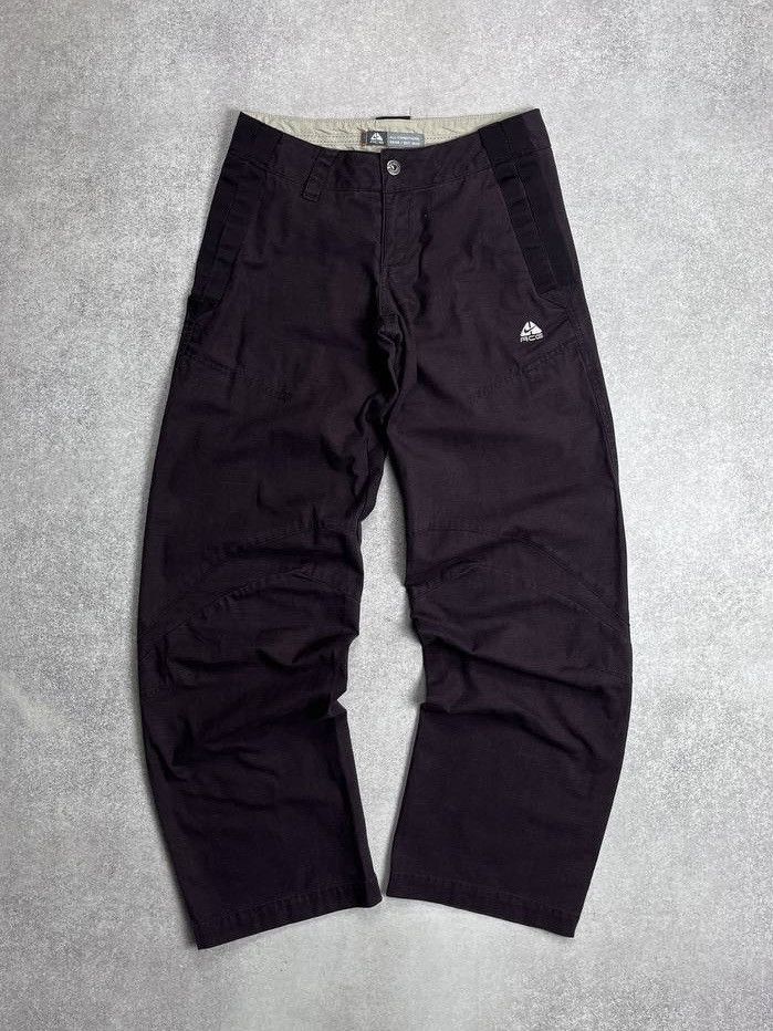 Vintage VINTAGE NIKE ACG BAGGY BROWN ARCHIVAL CARGO PANTS Y2K 32 Size US 32 / EU 48 - 1 Thumbnail