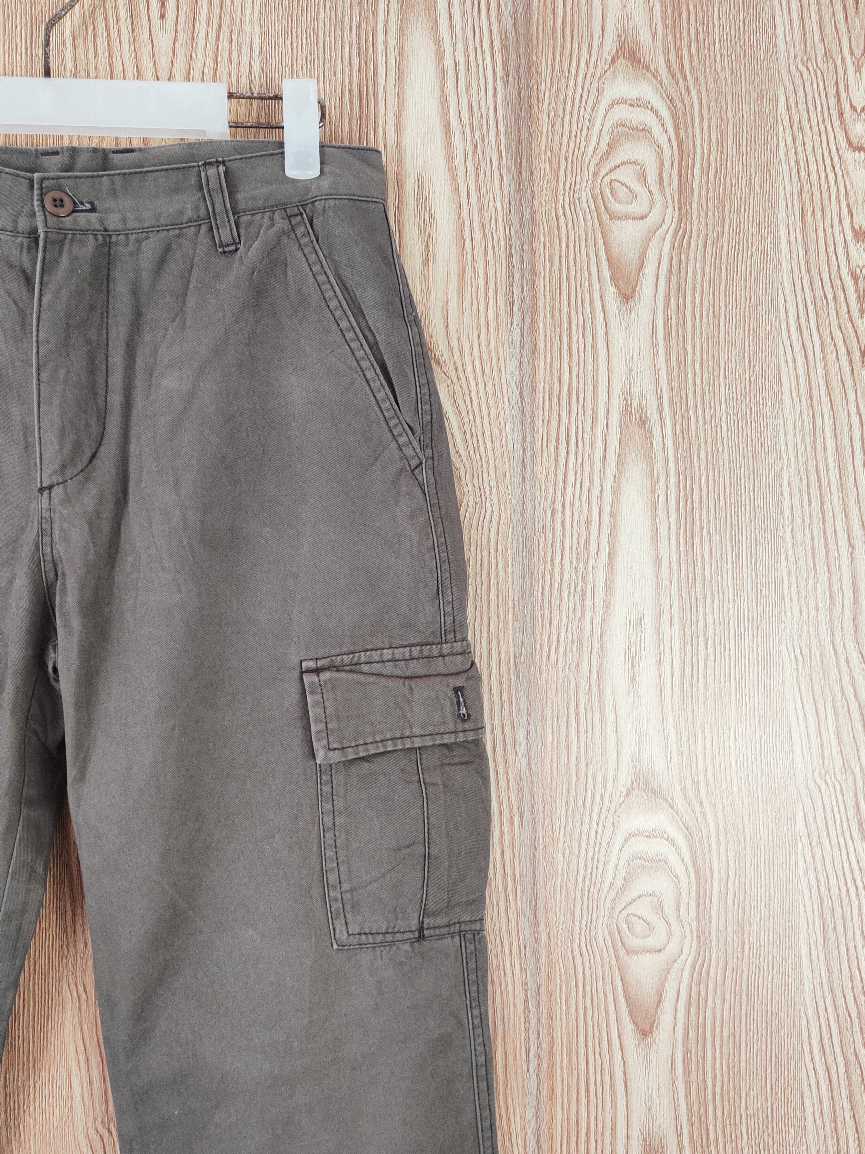 Japanese Brand Japanese Brand Brown Multipocket Tactical Cargo Pants #W912 Size US 29 - 5 Thumbnail