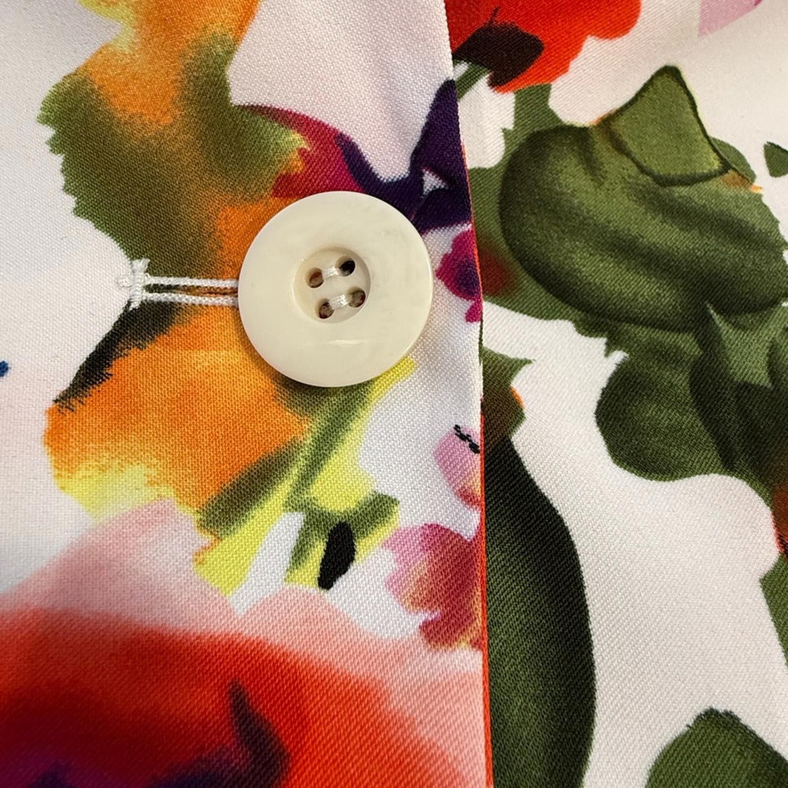 Other Molly & Maxx floral silky statement blazer jacket SZ PL Size L / US 10 / IT 46 - 7 Thumbnail