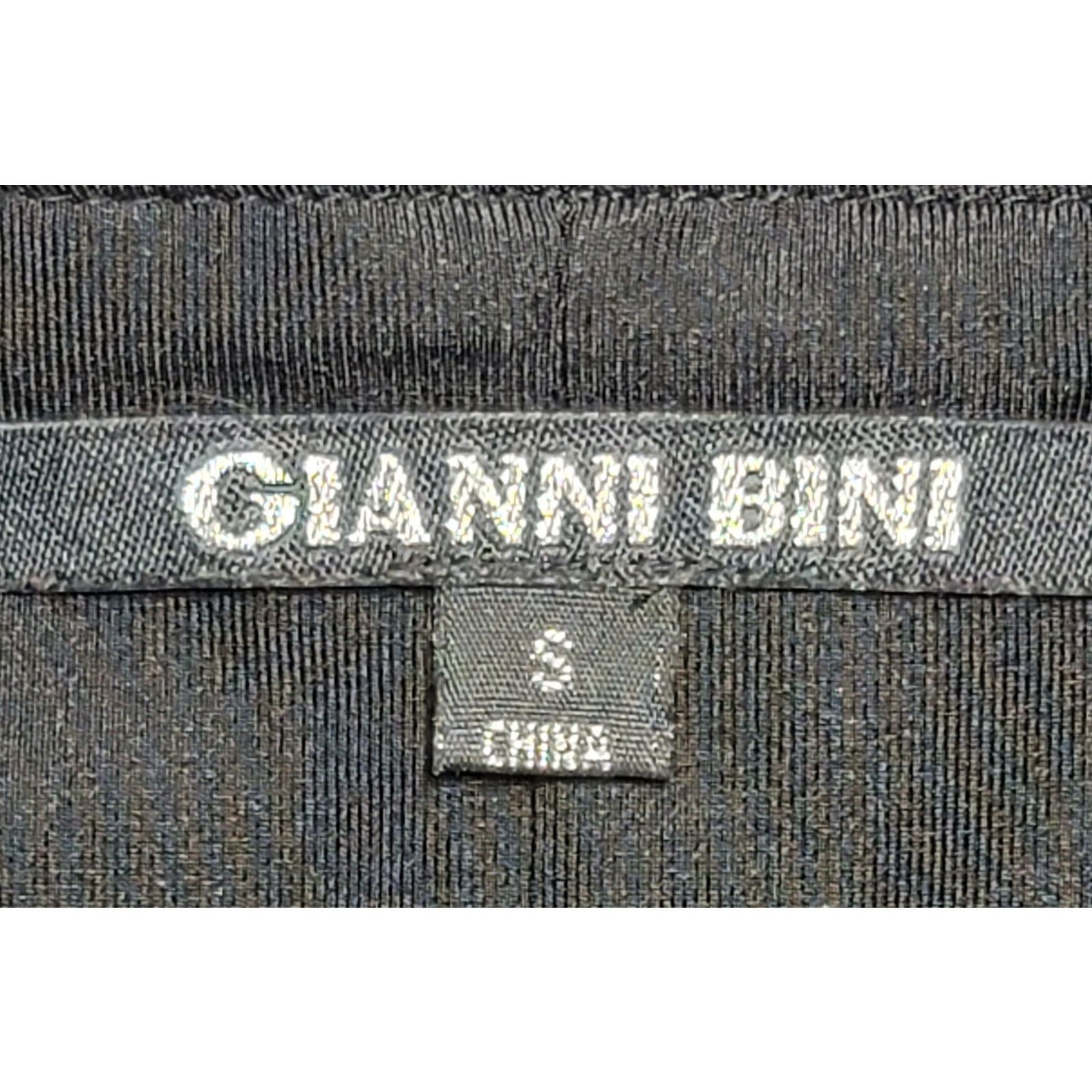 Other Gianni Bini Black Pleated Cross Bodice Pencil Dress Small Size S / US 4 / IT 40 - 4 Thumbnail