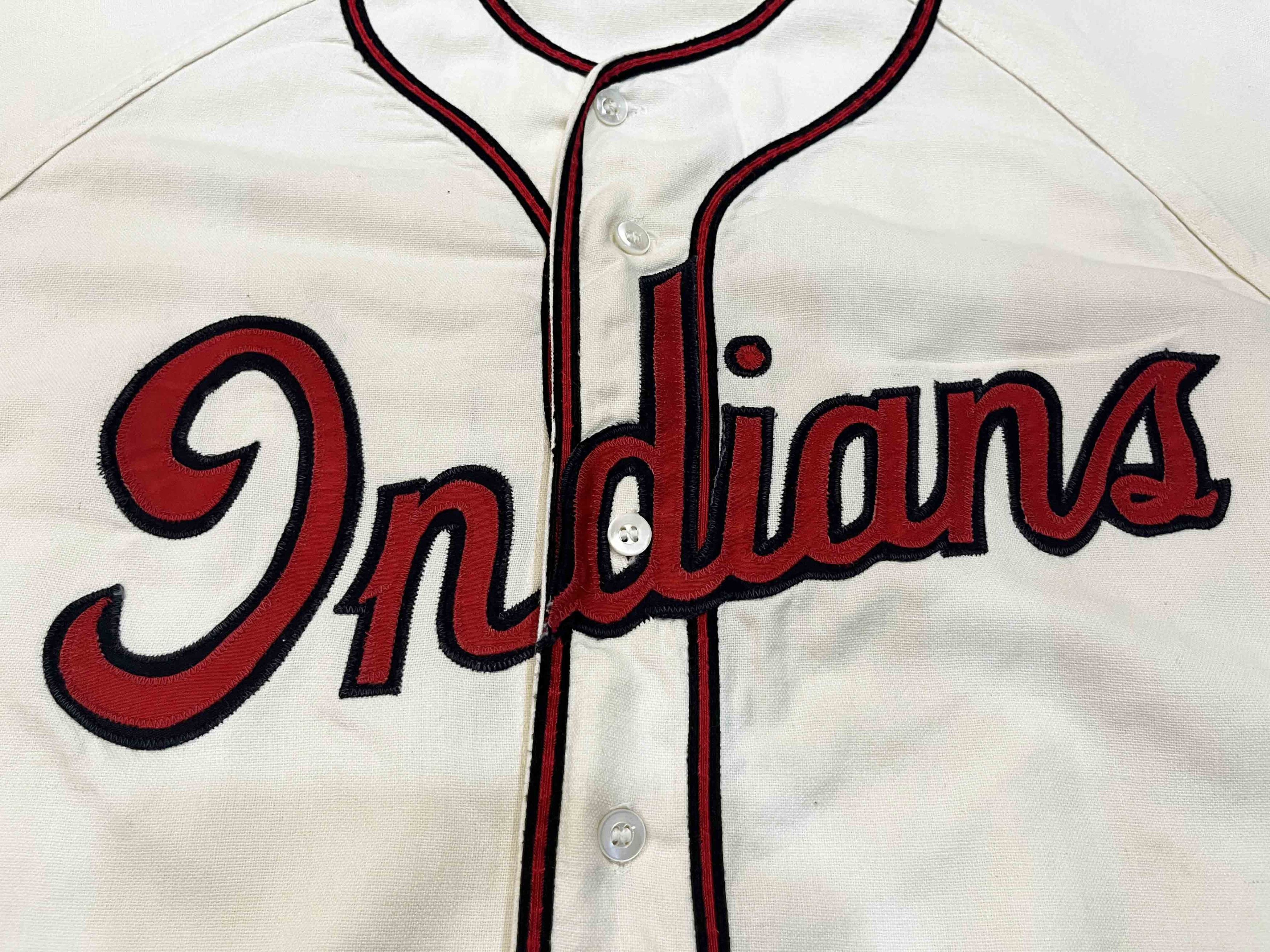 Wilson Vintage Wilson MLB Cleveland Indians #4 Baseball Jersey Size US M / EU 48-50 / 2 - 2 Thumbnail