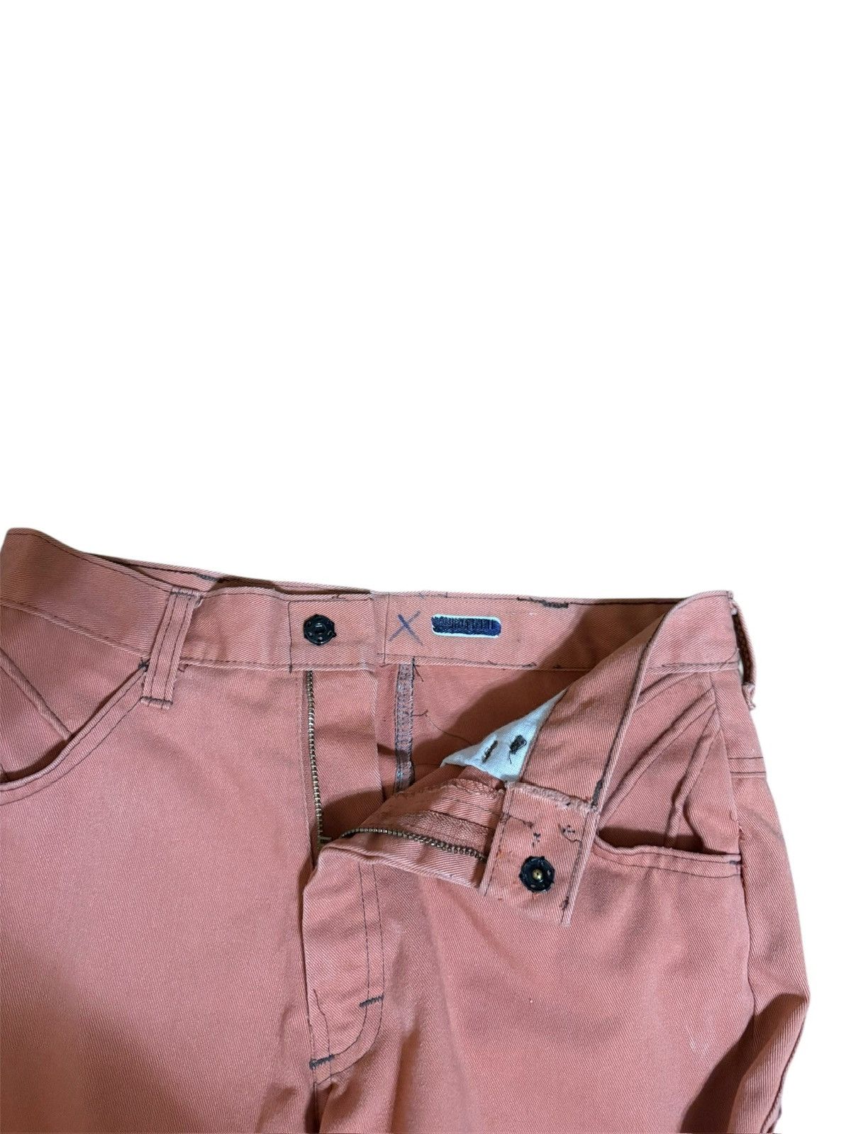 Sears 1970s orange/salmon Sears bell bottoms Size 26" / US 2 / IT 38 - 4 Thumbnail