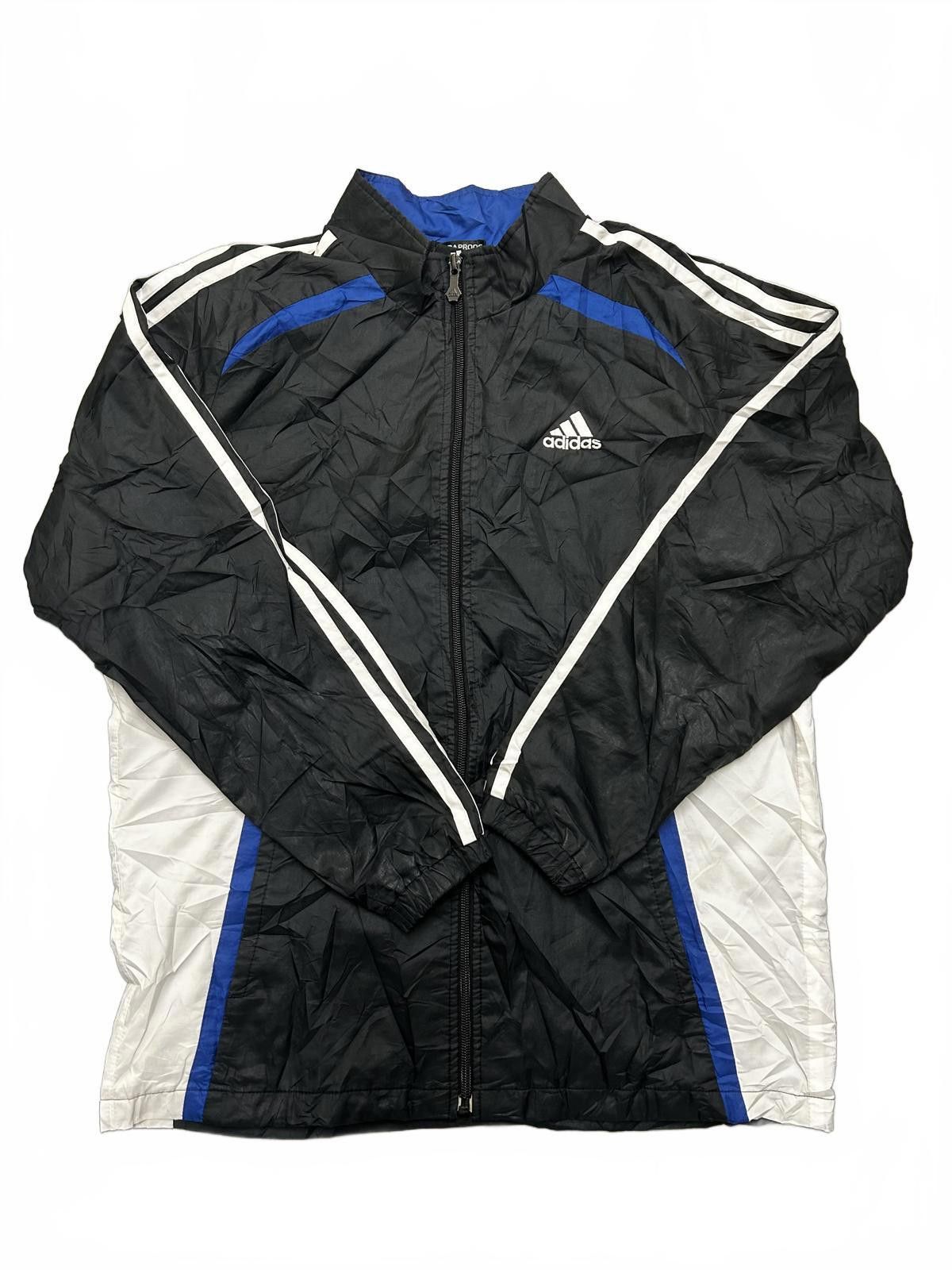 Adidas Adidas ClimaProof Windbreaker Jacket - Black & Blue Size US M / EU 48-50 / 2 - 1 Thumbnail
