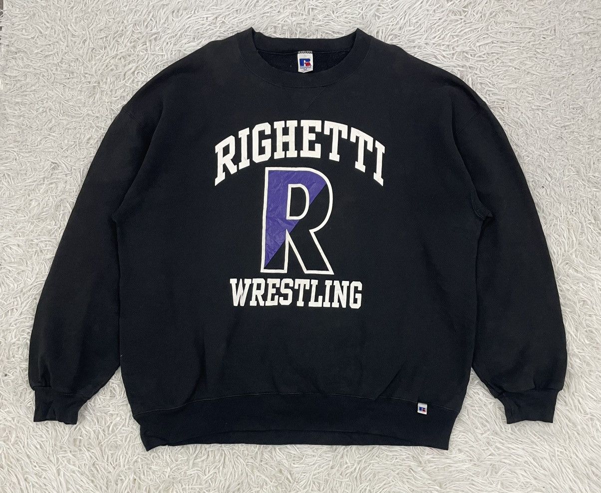 Russell Athletic Vintage Righetti Wrestling Sweatshirt By Russell Athletic Size US XXL / EU 58 / 5 - 1 Thumbnail