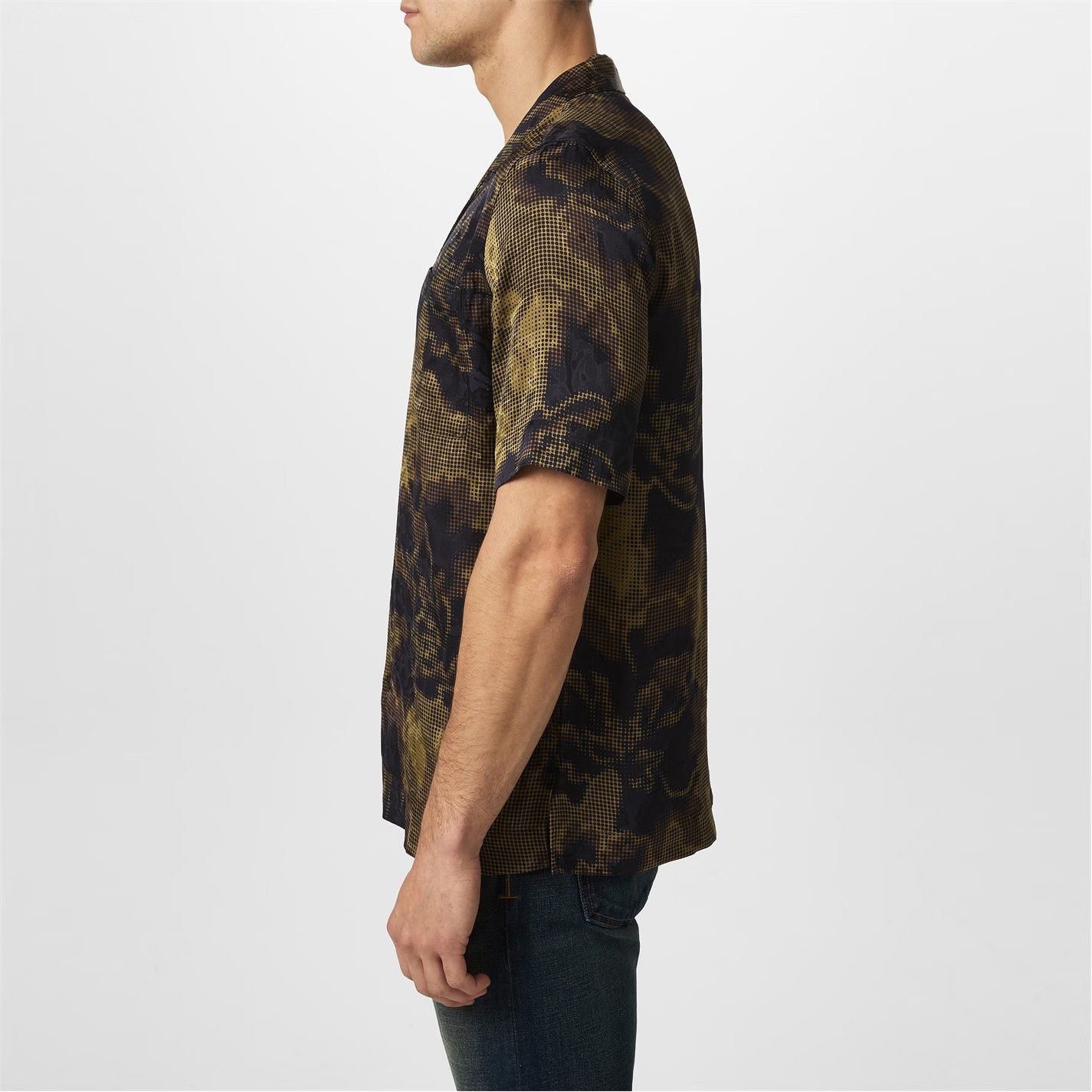 Dries Van Noten o1g2r1mq0426 Carltone Short Sleeve Shirt in Multicolor Size US M / EU 48-50 / 2 - 3 Thumbnail