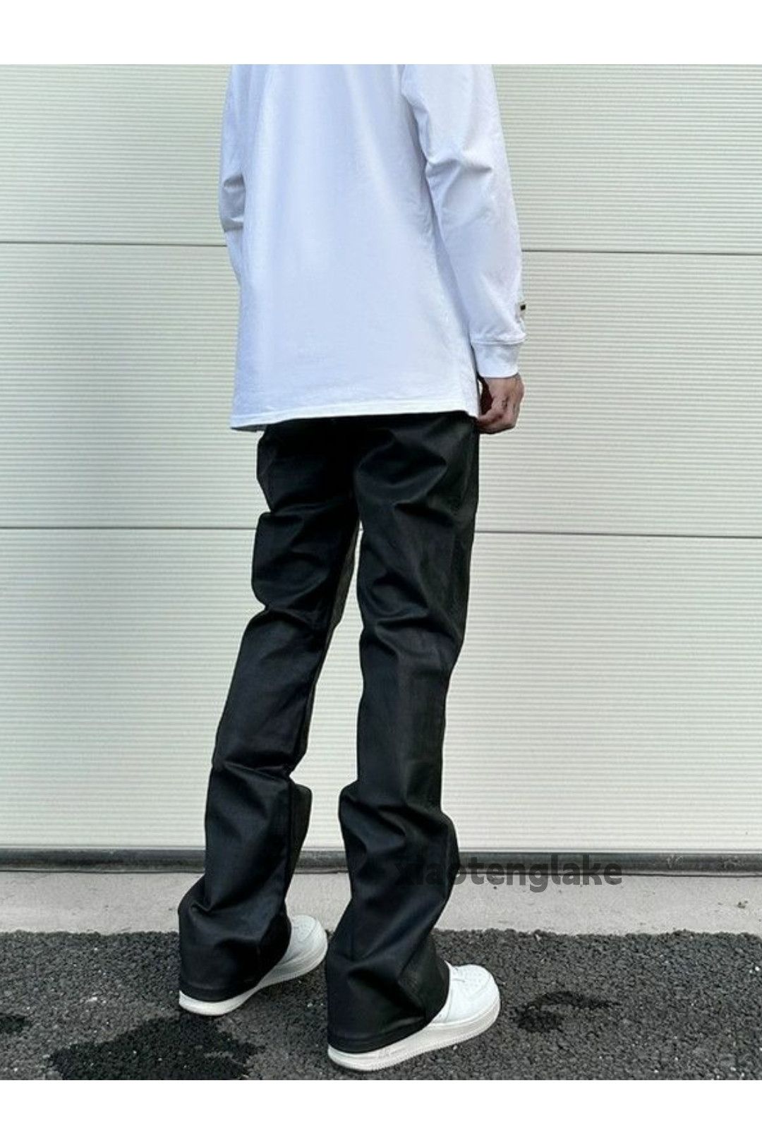 Designer × Jean × Vintage wax punk skate hiphop bootcut flared jeans Size US 32 / EU 48 - 6 Thumbnail