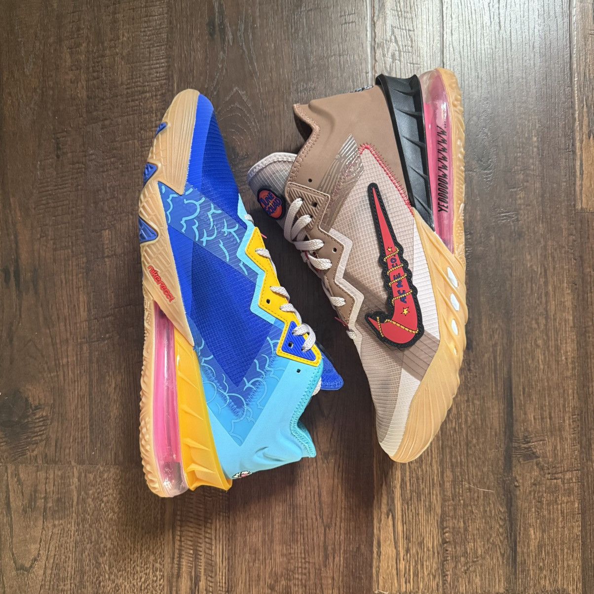 Nike Nike Space Jam X Lebron 18 Low ‘Wile E X Roadrunner’ Size US 12 / EU 45 - 3 Thumbnail