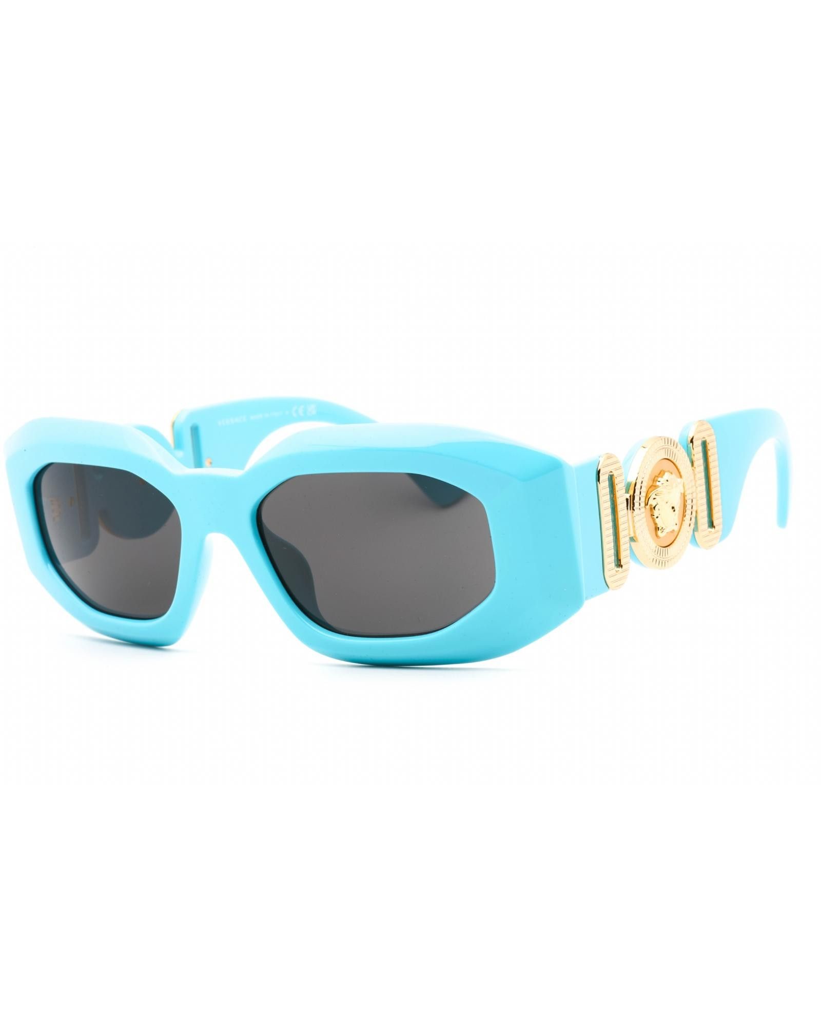 image of Versace 0Ve4425U Sunglasses Azure/dark Grey, Women's