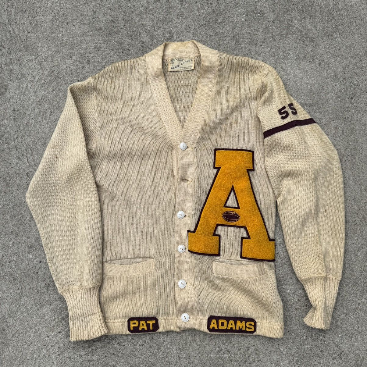 Vintage VTG 50s School Varsity Cardigan Letterman Sweater Y 1950s Size US M / EU 48-50 / 2 - 1 Thumbnail