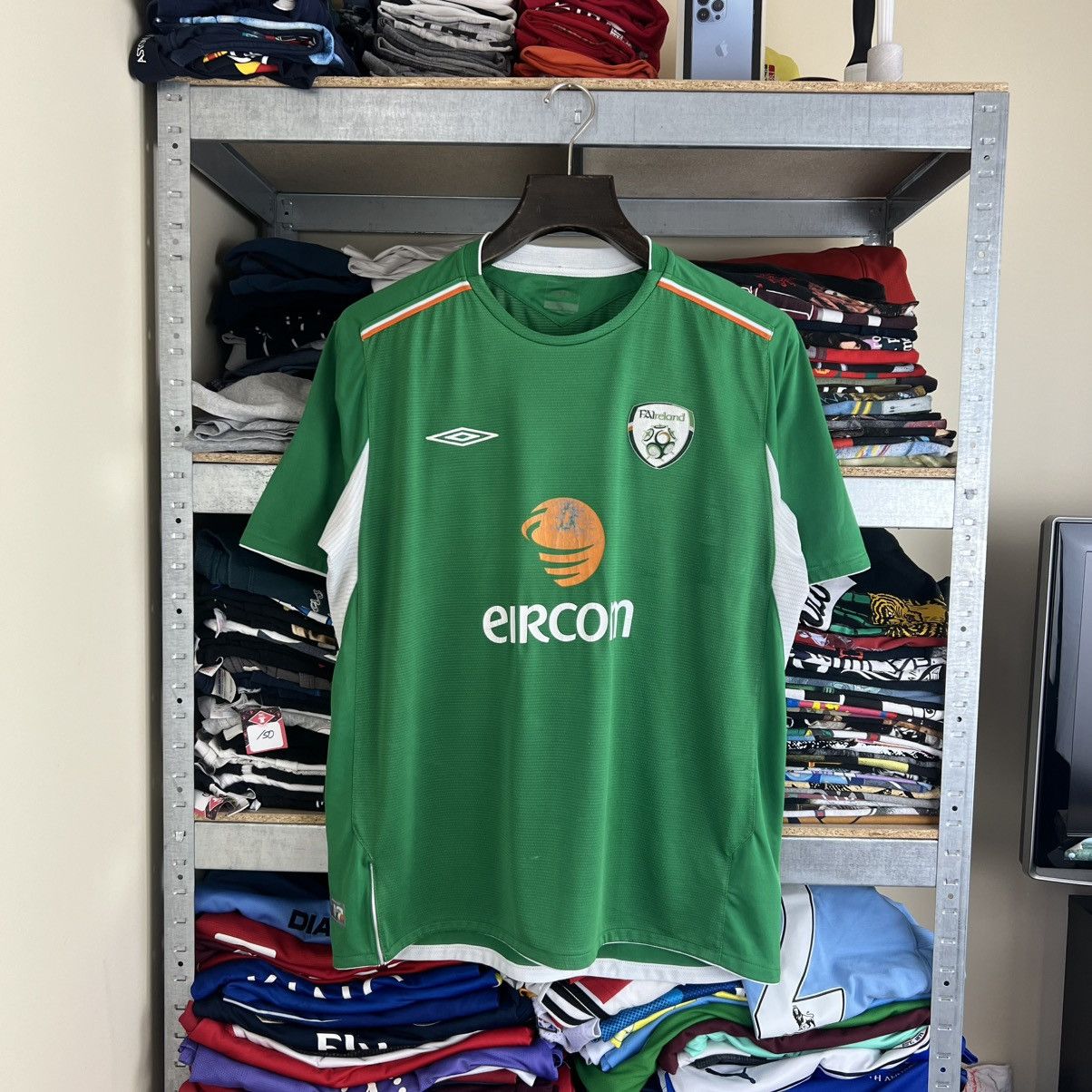 Umbro Rare! Ireland Umbro Soccer Jersey Shirt Vintage Size US XL / EU 56 / 4 - 1 Thumbnail