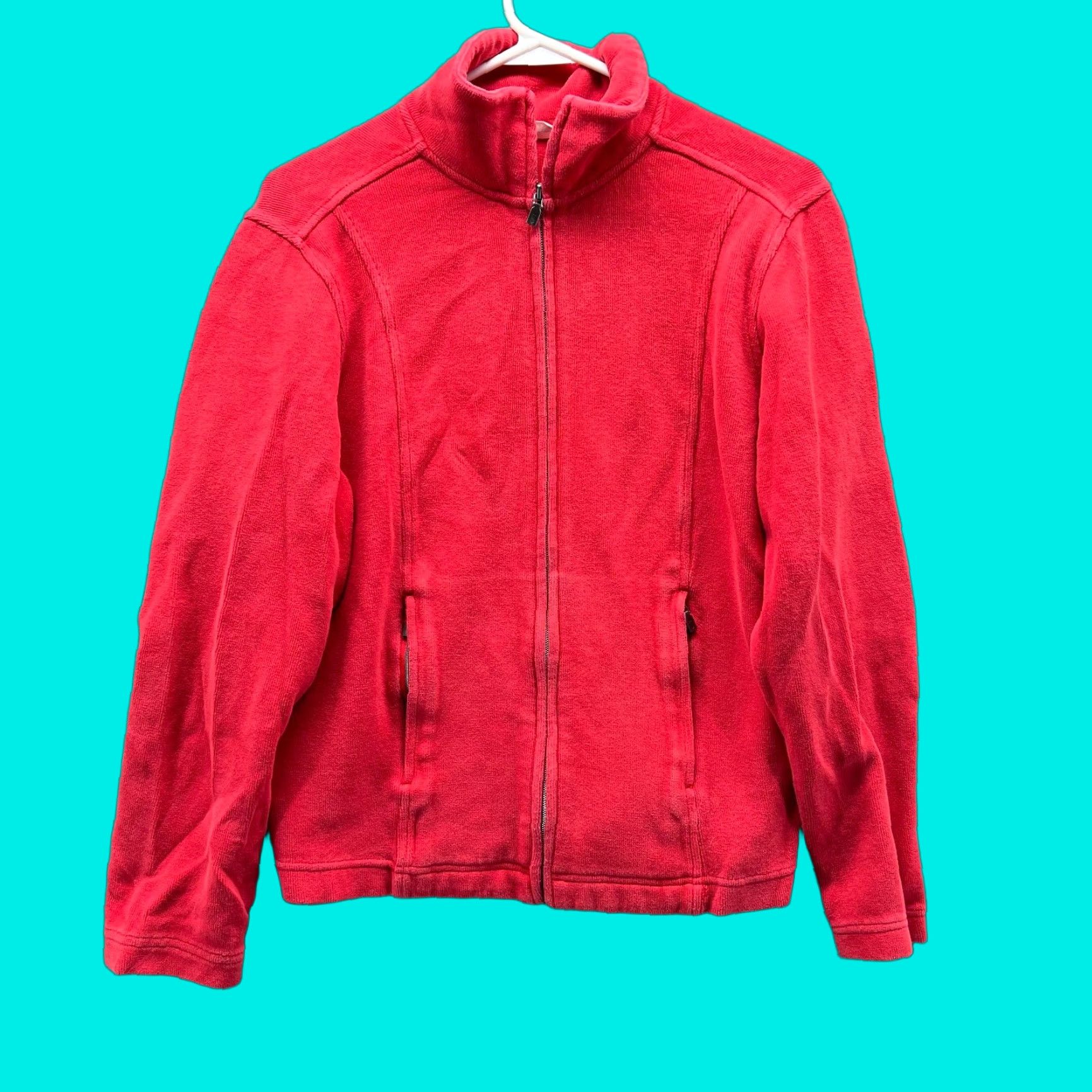 Tommy Bahama Tommy Bahama Jacket Womens Small Pink Full Zip Fleece Sherpa Track Size S / US 4 / IT 40 - 1 Thumbnail