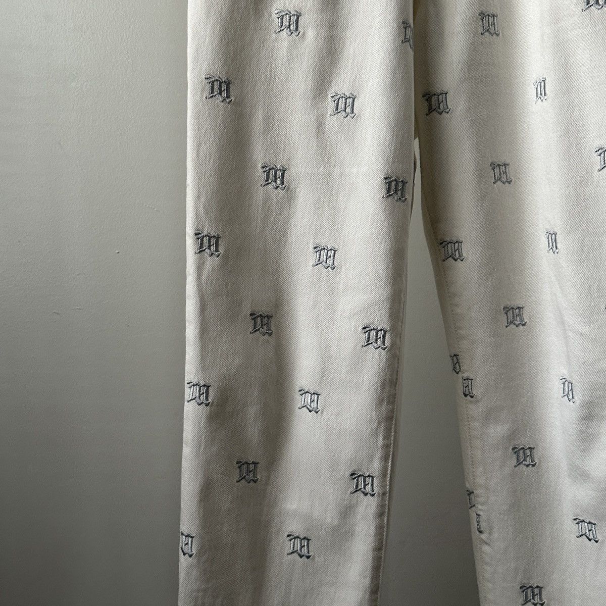 MISBHV White Jean Monogram