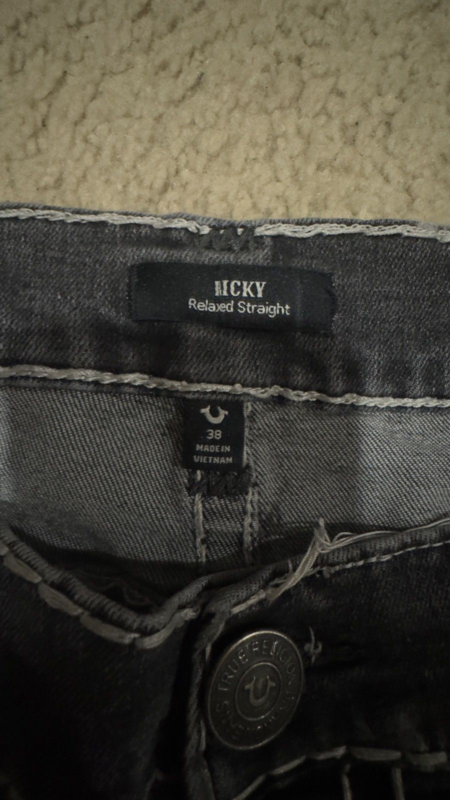 True Religion × Vintage True Religion jeans great condition Size US 38 / EU 54 - 4 Thumbnail
