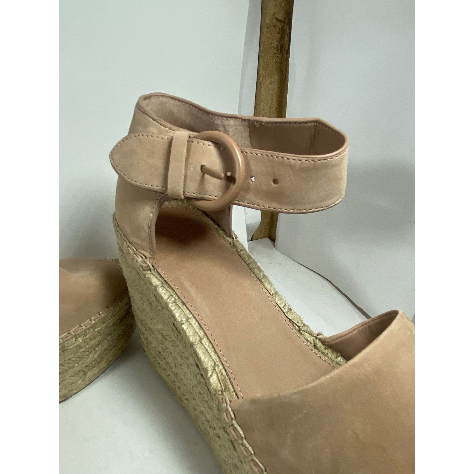 Marc Fisher Marc Fisher Alida Light Pink Suede Espadrille Wedge 9.5M Size US 9.5 / IT 39.5 - 8 Thumbnail