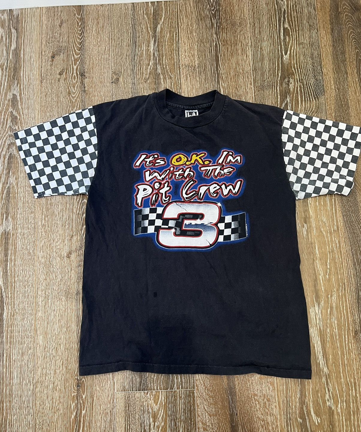 Chase Authentics Vintage its ok im in the pit crew nascar tee Size US L / EU 52-54 / 3 - 1 Thumbnail