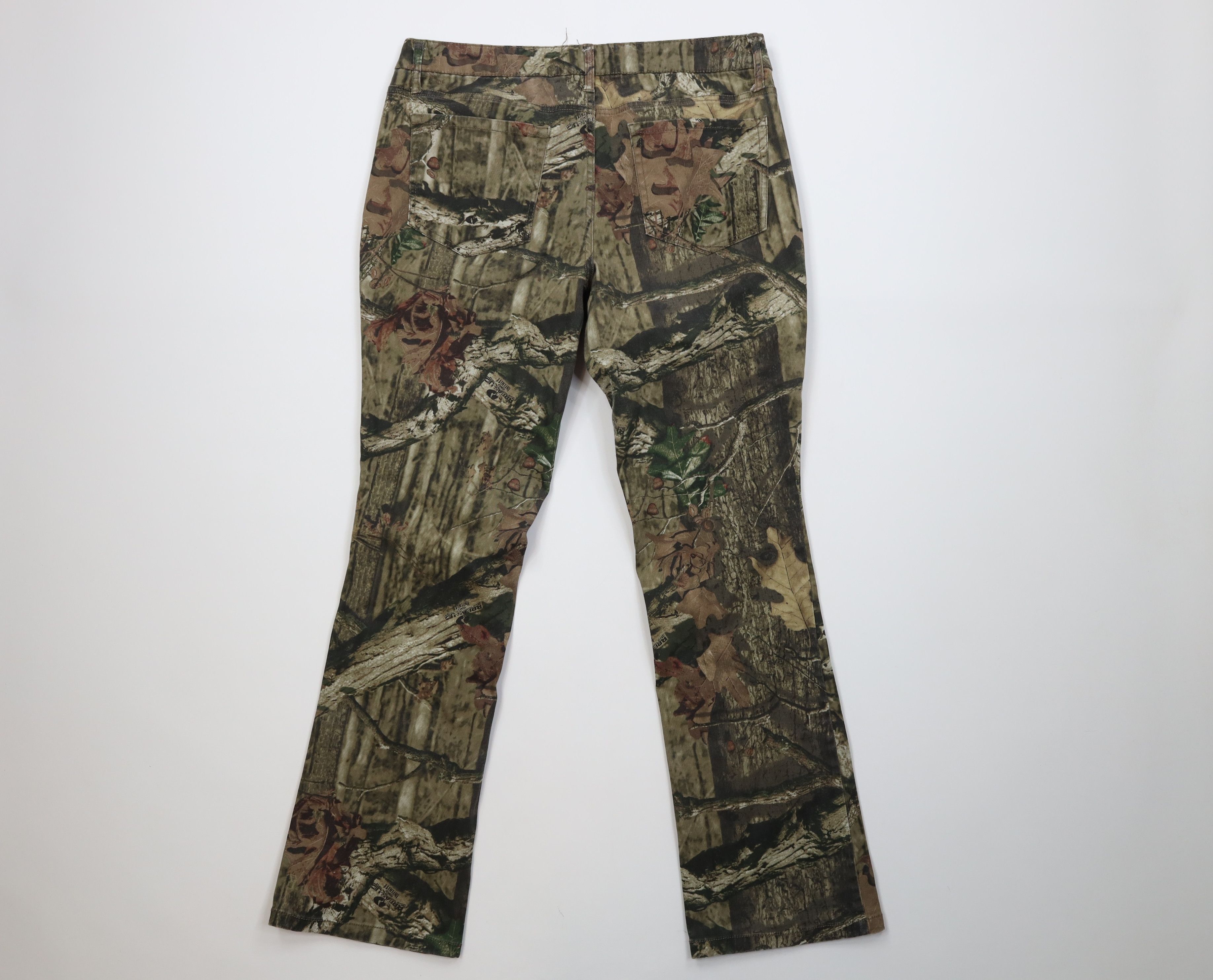 Vintage Vintage Y2K Streetwear Camouflage Flared Wide Leg Pants Size 34" / US 12 / IT 48 - 9 Thumbnail