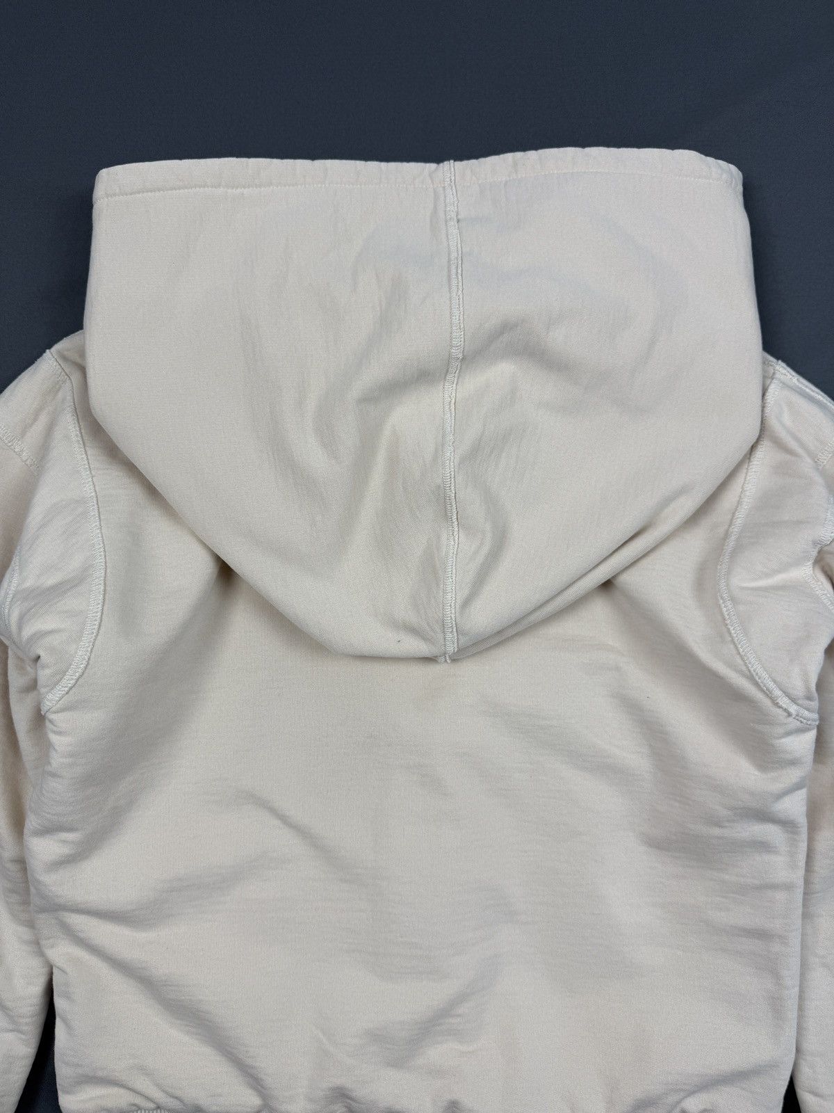 Other Cream Double Layered Cotton Oversized Monk Hood Boxy Hoodie Size US L / EU 52-54 / 3 - 11 Thumbnail
