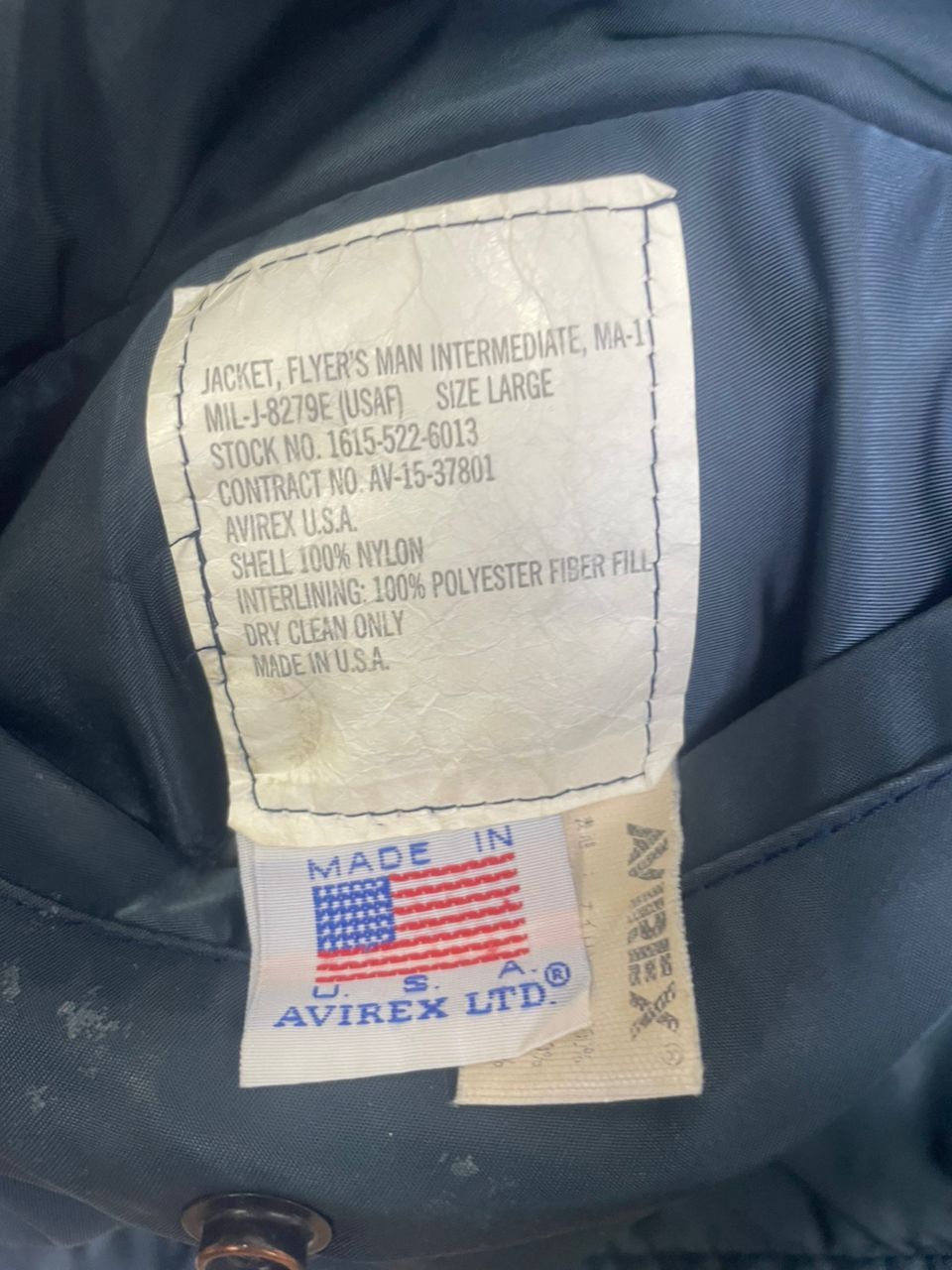 Avirex × Vintage Vintage Avirex ltd Flight Jacket Size US L / EU 52-54 / 3 - 8 Thumbnail