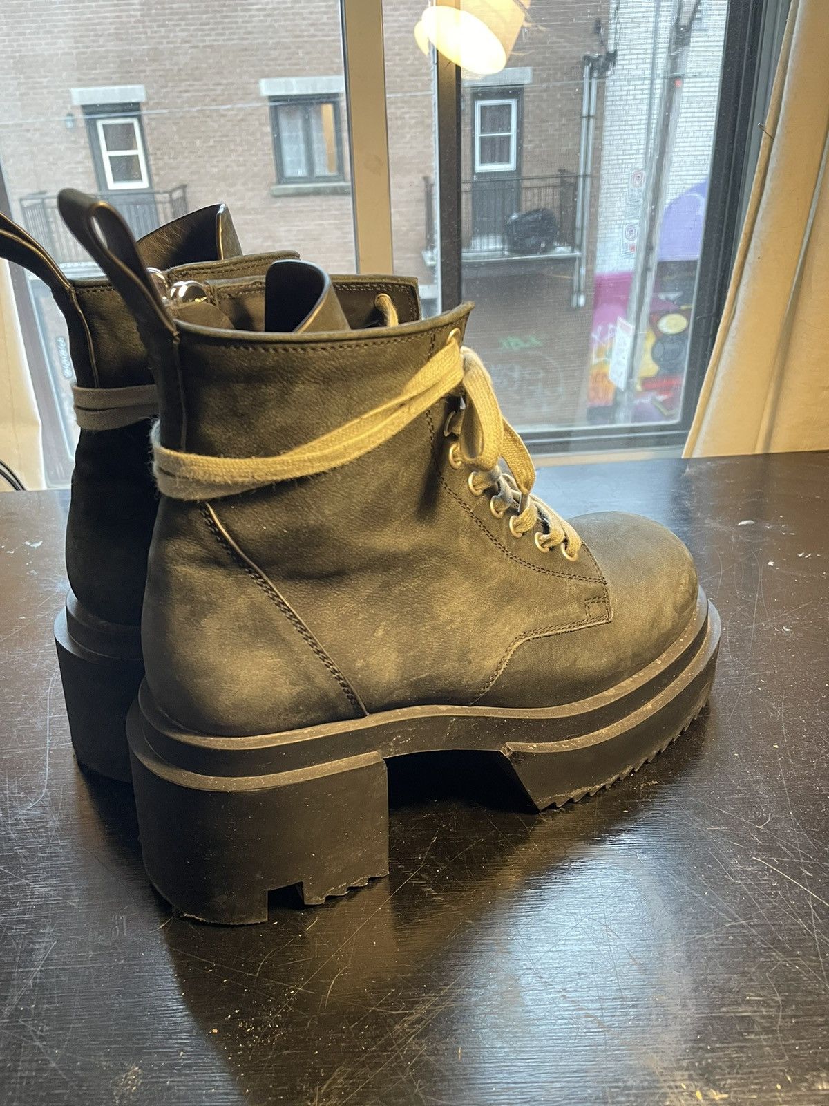 Rick Owens Rick Owen’s Bogun Army Boots Size US 9 / EU 42 - 2 Thumbnail