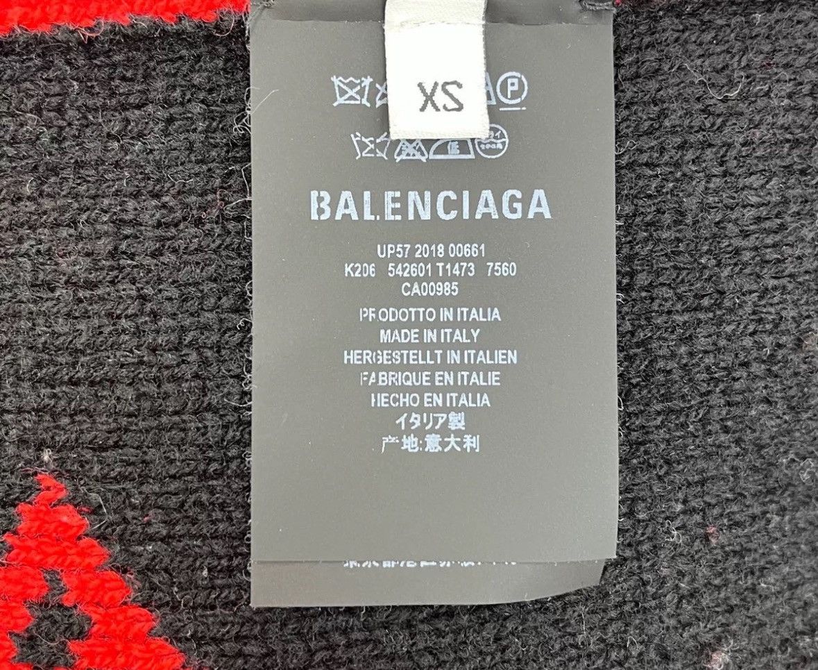 Balenciaga Balenciaga Red Bullet Long Sleeve Sweater 2412-Nextarrow Size US XS / EU 42 / 0 - 8 Thumbnail