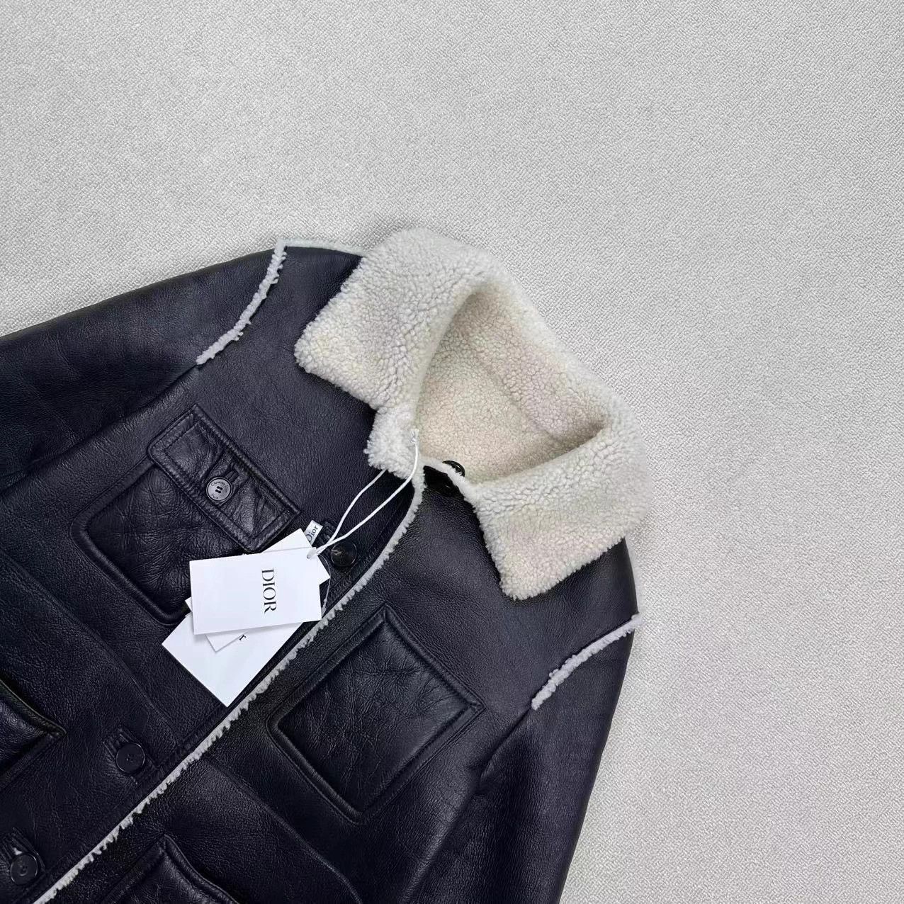 Dior DIOR double-faced fur leather jacket 36 Size XS / US 0-2 / IT 36-38 - 3 Thumbnail