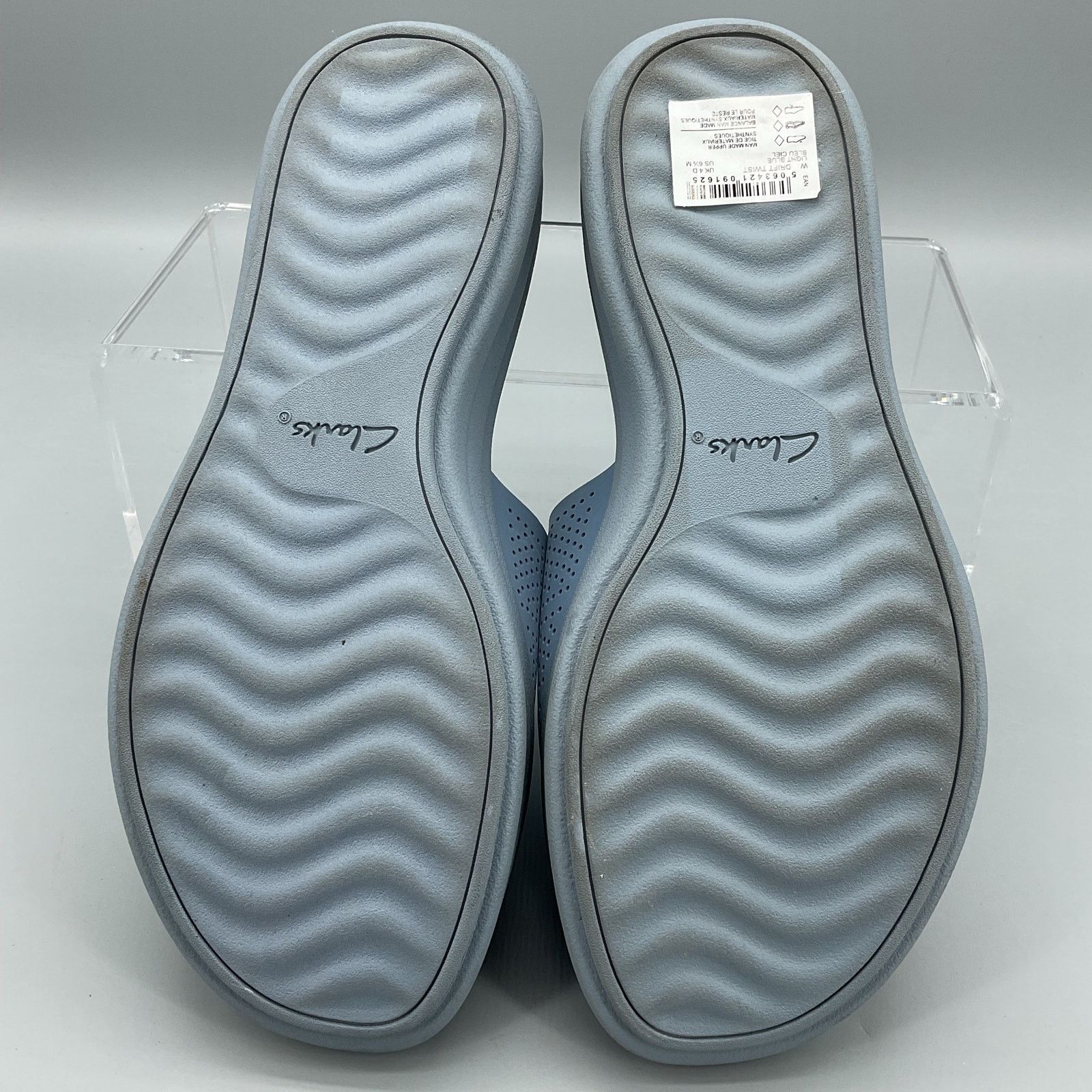 Clarks Clarks Women’s Drift Twist Wedge Sandals Blue Size 6.5M Size US 6.5 / IT 36.5 - 8 Thumbnail