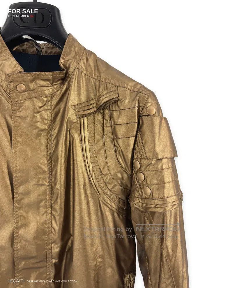 Dior Dior Gilt Knight Armor Deconstructed Tech Fabric Windbreak Size US S / EU 44-46 / 1 - 4 Thumbnail