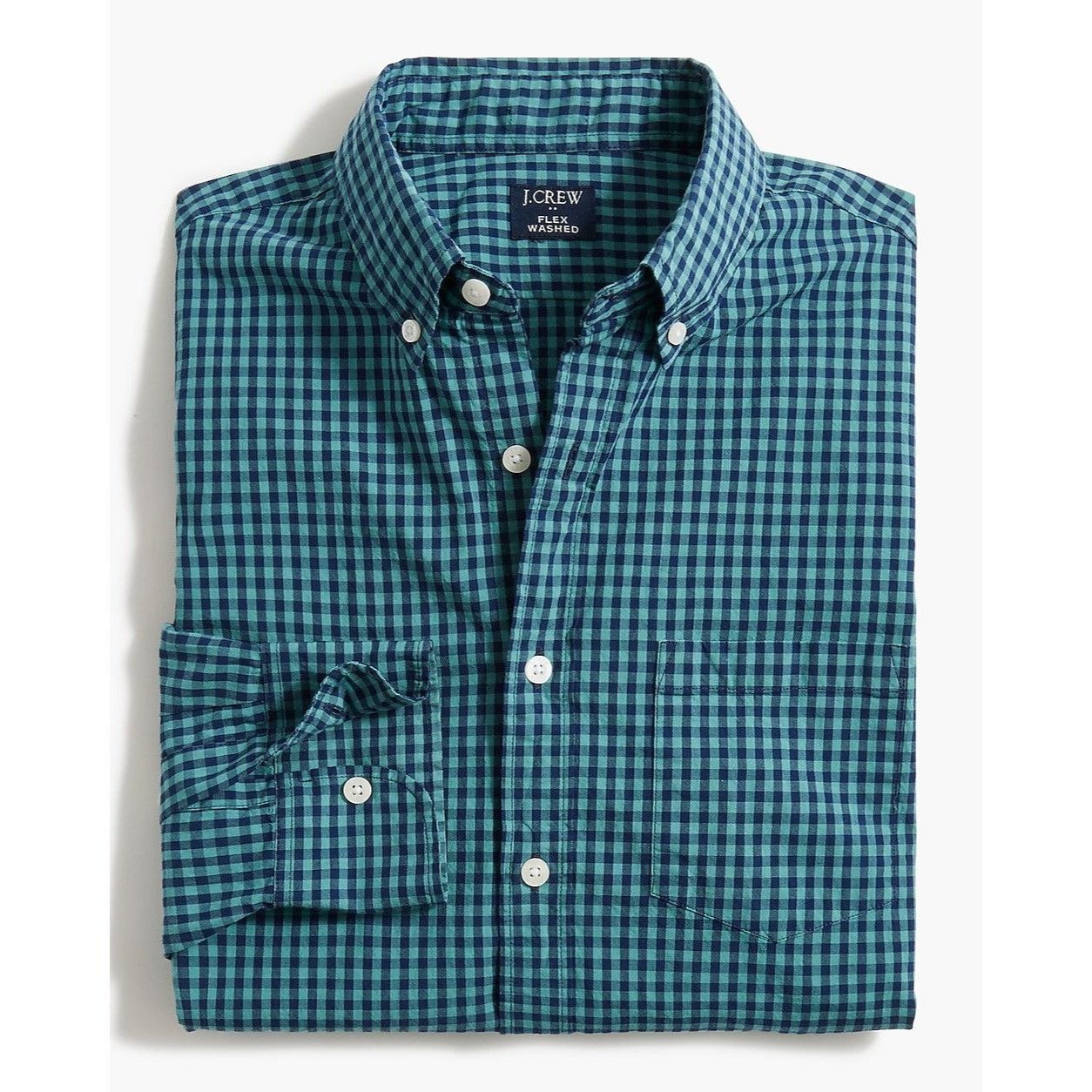 J.Crew J. Crew Classic Flex Casual Shirt in Navy Medium New Mens Bu Size US M / EU 48-50 / 2 - 9 Thumbnail