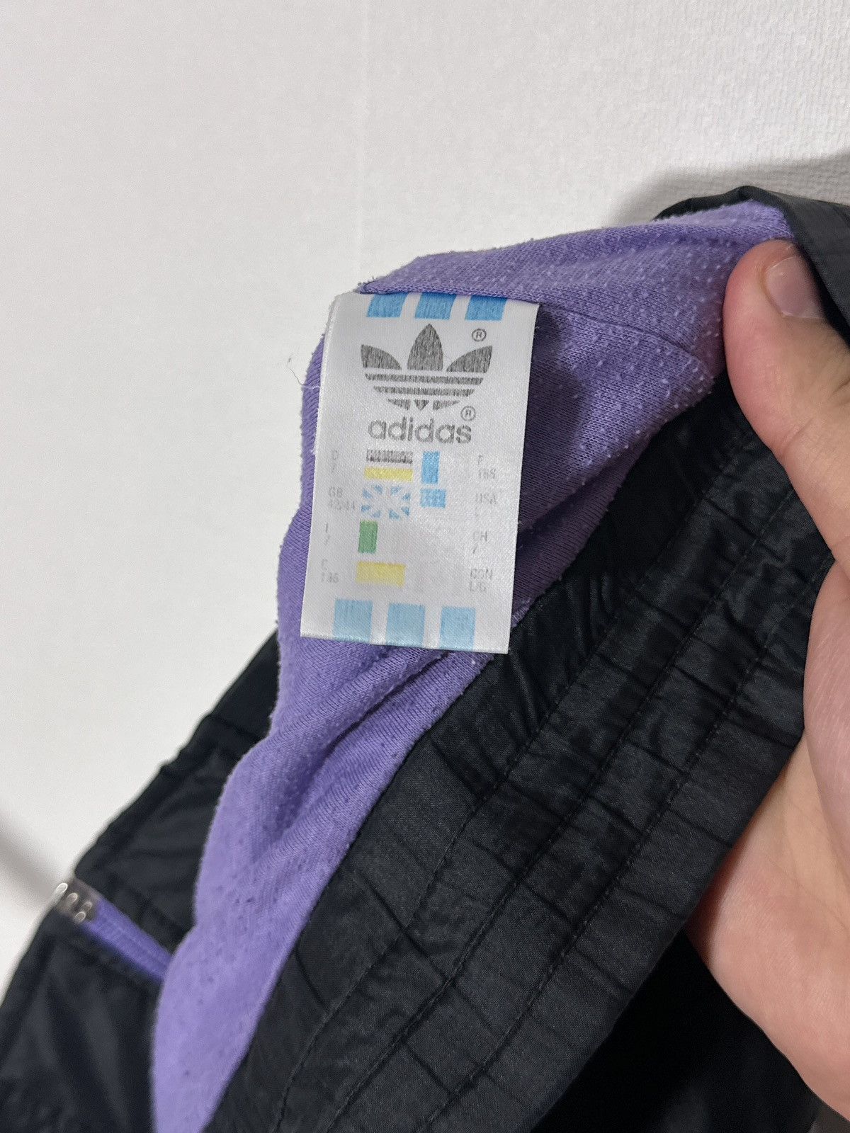 Adidas Vintage Adidas Nylon Zip Track Jacket USA Size US L / EU 52-54 / 3 - 8 Thumbnail