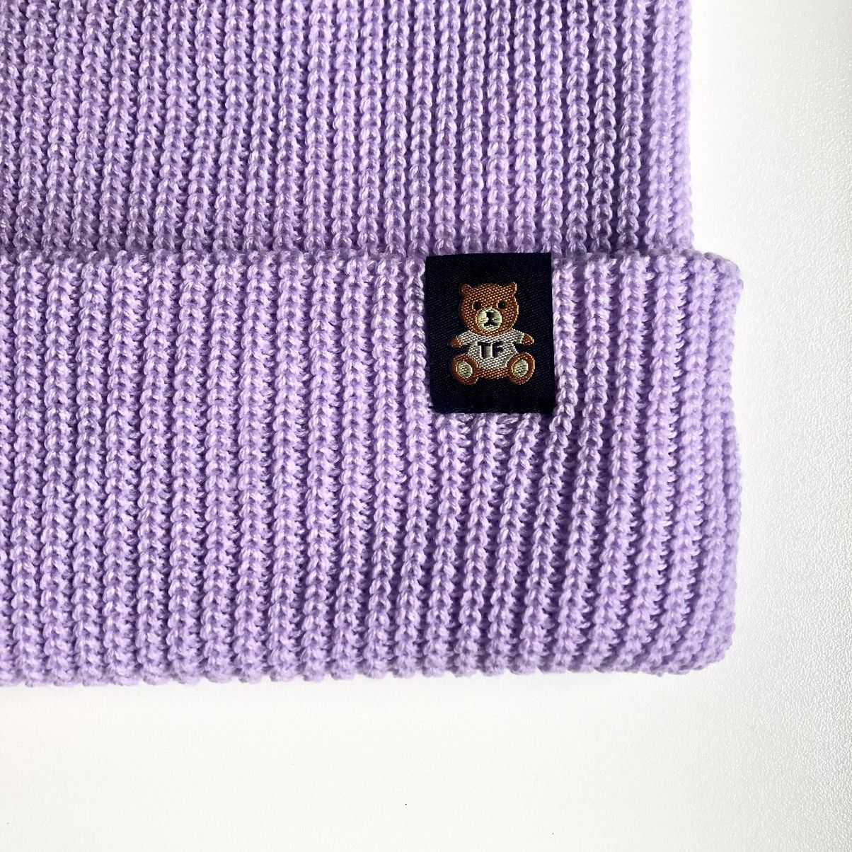 Teddy Fresh New Teddy Fresh Beanie LIGHT PURPLE Size ONE SIZE - 2 Thumbnail
