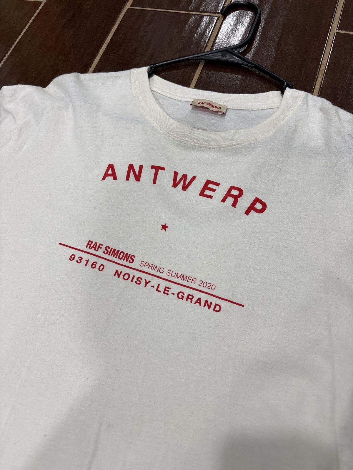 Raf Simons USED Raf Simons Antwerp Tee Size S/Fits L Size US L / EU 52-54 / 3 - 2 Thumbnail