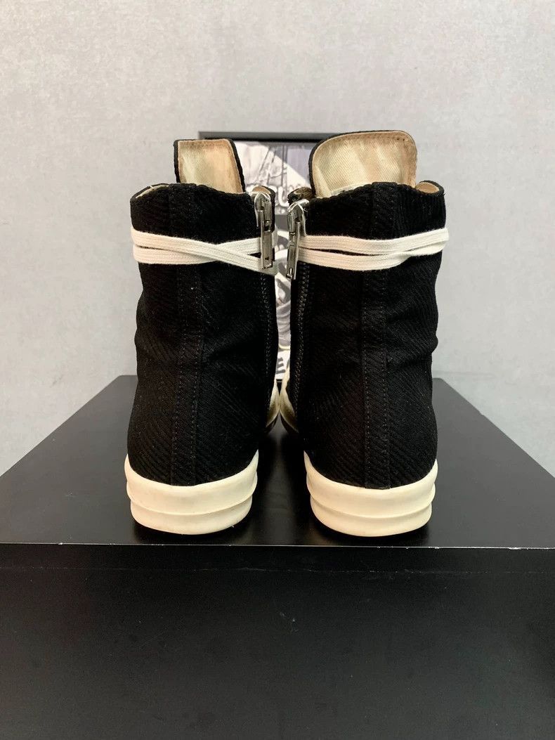 Rick Owens Rick Owens High-Top Canvas Sneakers-2507 Size US 10 / EU 43 - 7 Thumbnail