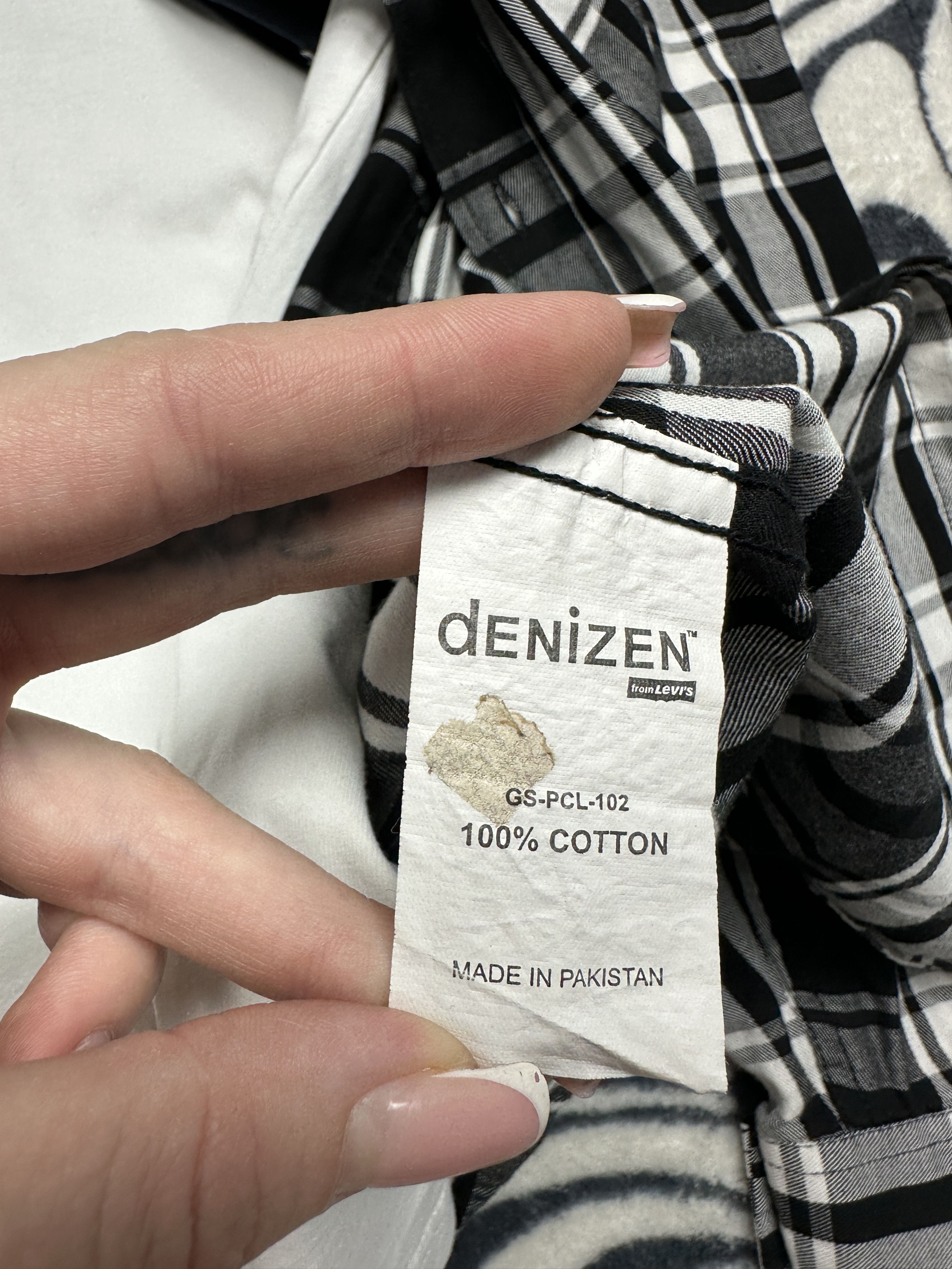 Levi's Levi's Denizen Flannel Mens Plaid Shirt Size US M / EU 48-50 / 2 - 4 Thumbnail