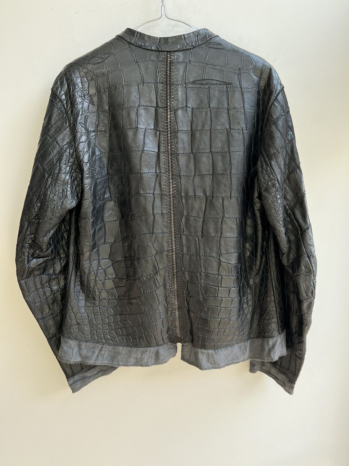 Isaac Sellam Experience black alligator jacket
