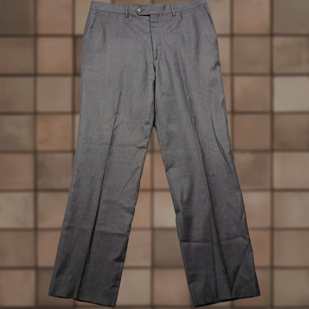 Vintage JOS A BANK Traveler Tailored Fit Dress Pants Mens 36R Gray Size US 36 / EU 52 - 1 Thumbnail