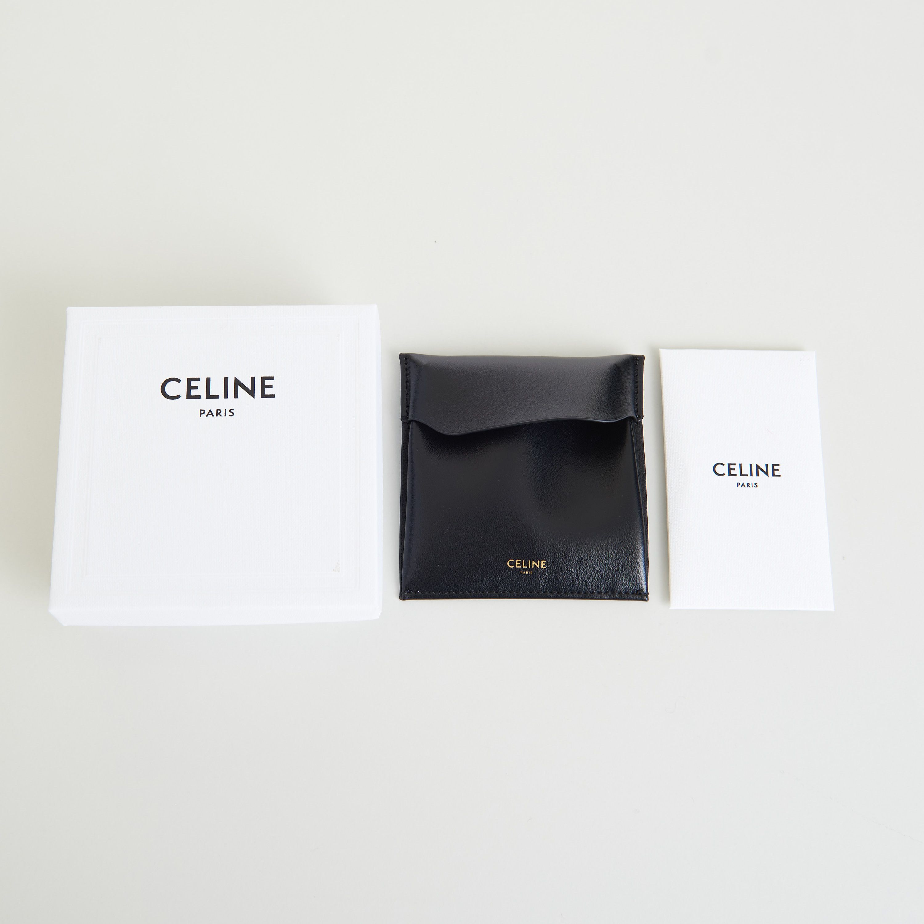 Celine Cross Studs, Brass With Rhodium Finish, Crystals And Varnish Size ONE SIZE - 5 Thumbnail