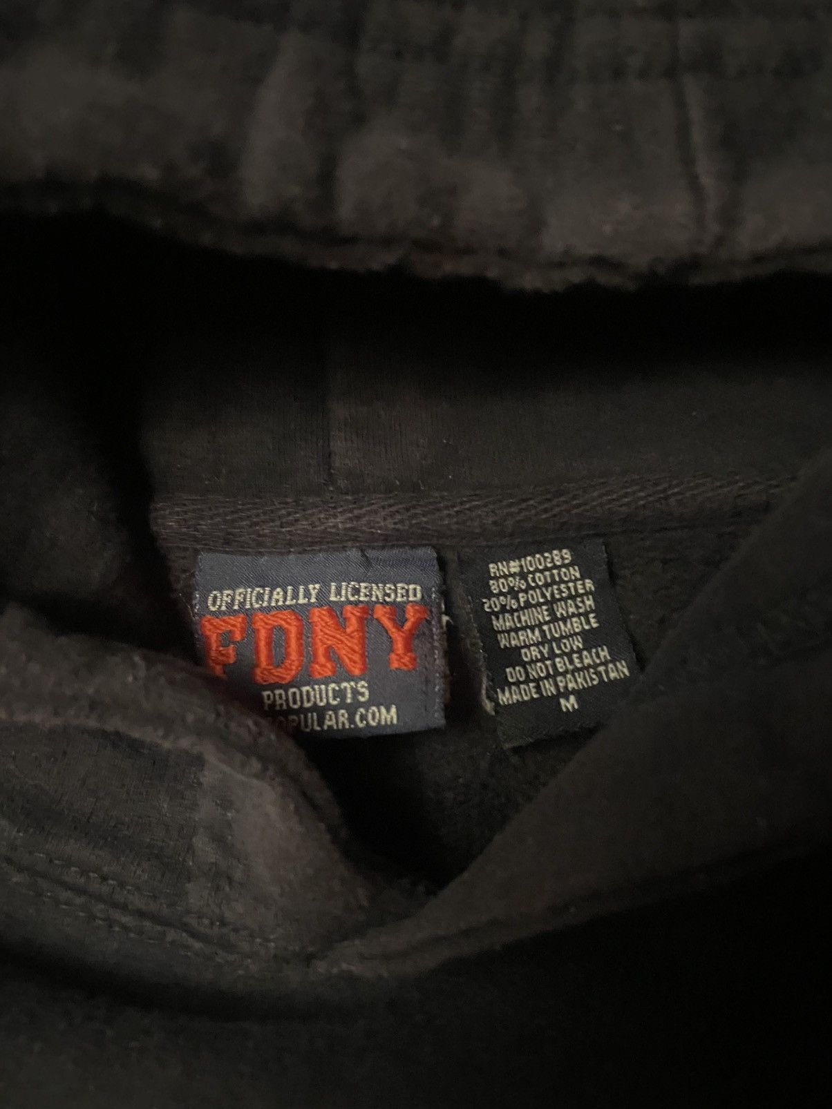 Vintage FDNY Hoodie Size US M / EU 48-50 / 2 - 4 Thumbnail