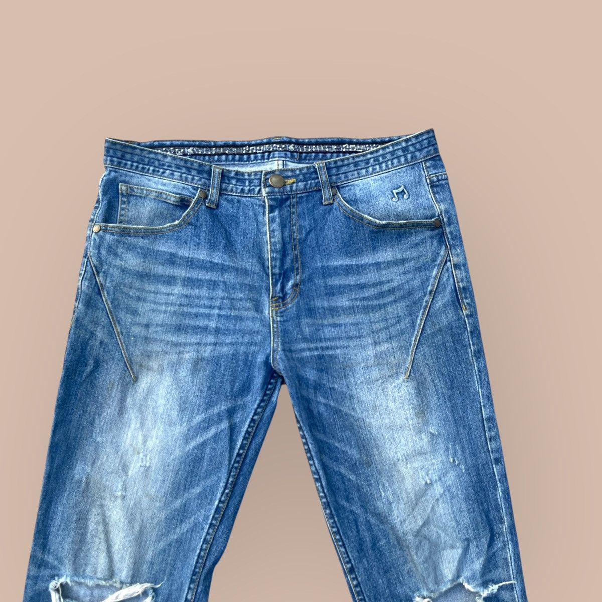 Number (N)ine SS03 Number Nine Grunge Collection Jeans Size US 32 / EU 48 - 4 Thumbnail
