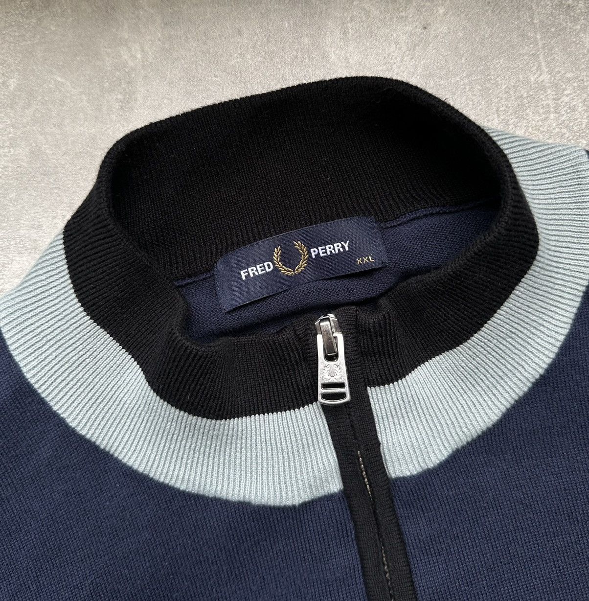 Fred Perry Fred Perry Sweater Pullover 1/4 Zip Long Sleeve Size 2XL Size US XXL / EU 58 / 5 - 7 Thumbnail