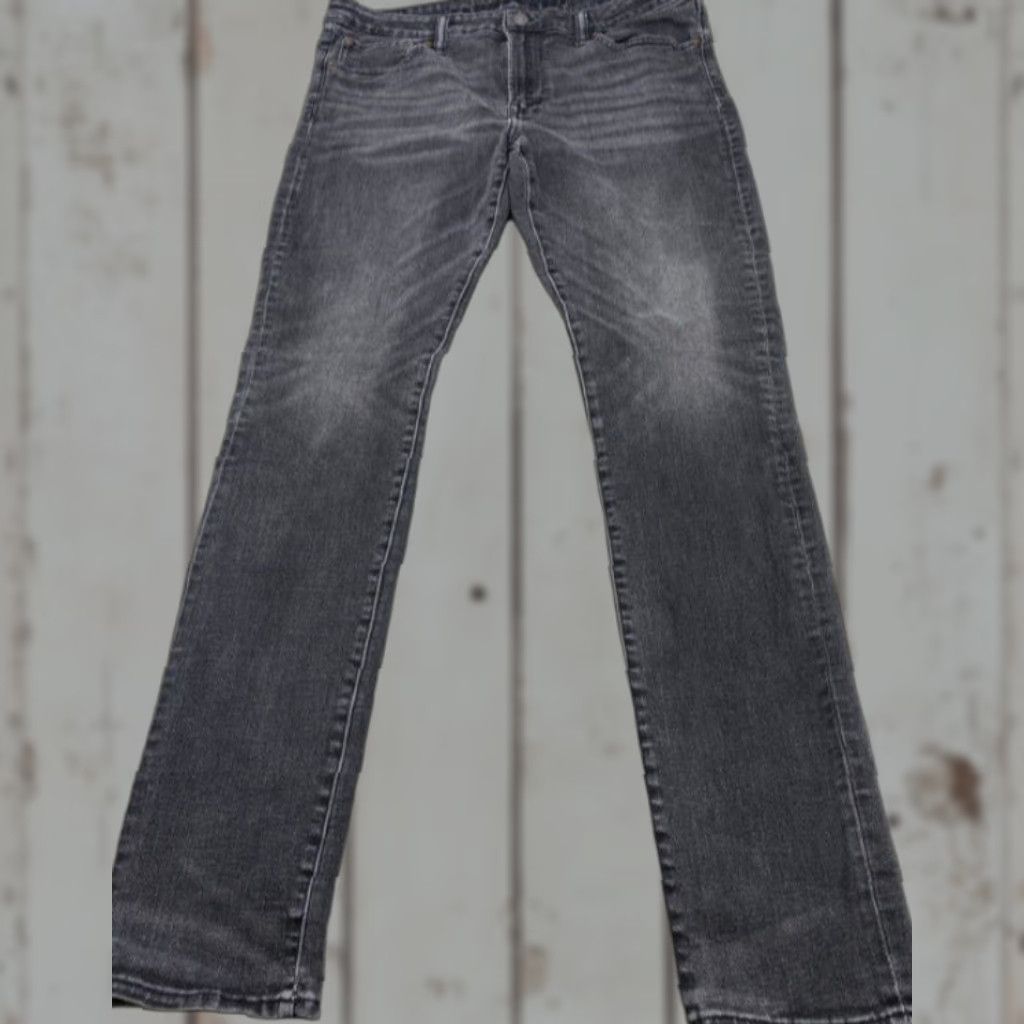 American Eagle Outfitters American Eagle Outfitters Jeans Mens 36x30 Black Straight Regular Stretch 5332 Size US 36 / EU 52 - 1 Thumbnail
