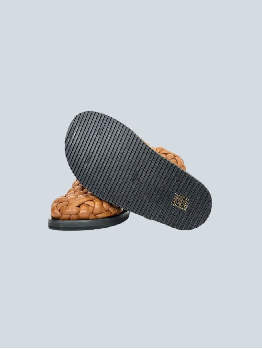 Alanui Alanui Icon slippers in woven leather, 38. Size US 8 / IT 38 - 5 Thumbnail