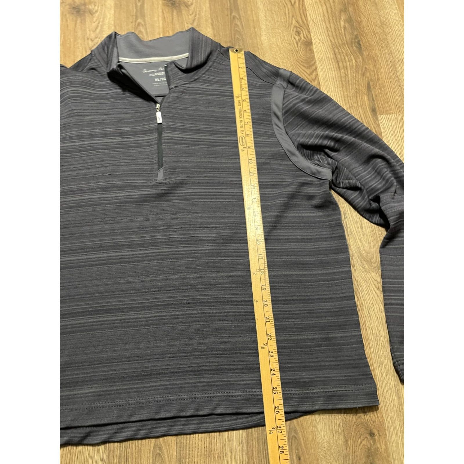 Tommy Bahama Tommy Bahama Sweater Men's XL Black Long Sleeve 1/4 Zip Up Pullover Regular Fit Casual 1/4 Zip Size US XL / EU 56 / 4 - 6 Thumbnail