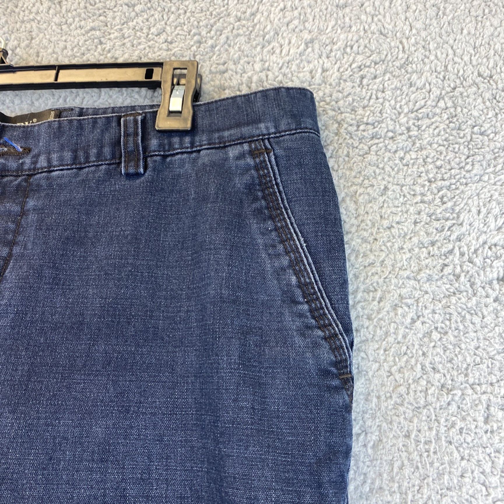 Vintage VINTAGE Rosary Men's Denim Jeans 36x31 Dark Blue Embroidered Distressed 90s Rock Heavy Metal Ozzy Osbourne Size US 36 / EU 52 - 3 Thumbnail
