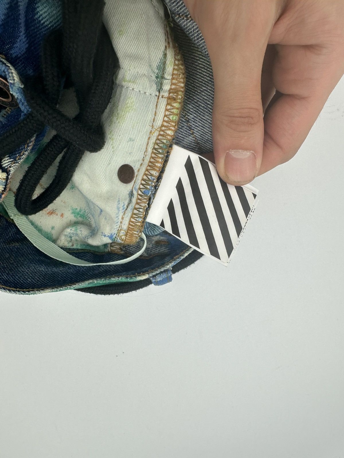 Off-White OFF-WHITE “Painters” Denim Jeans Size US 28 / EU 44 - 8 Thumbnail