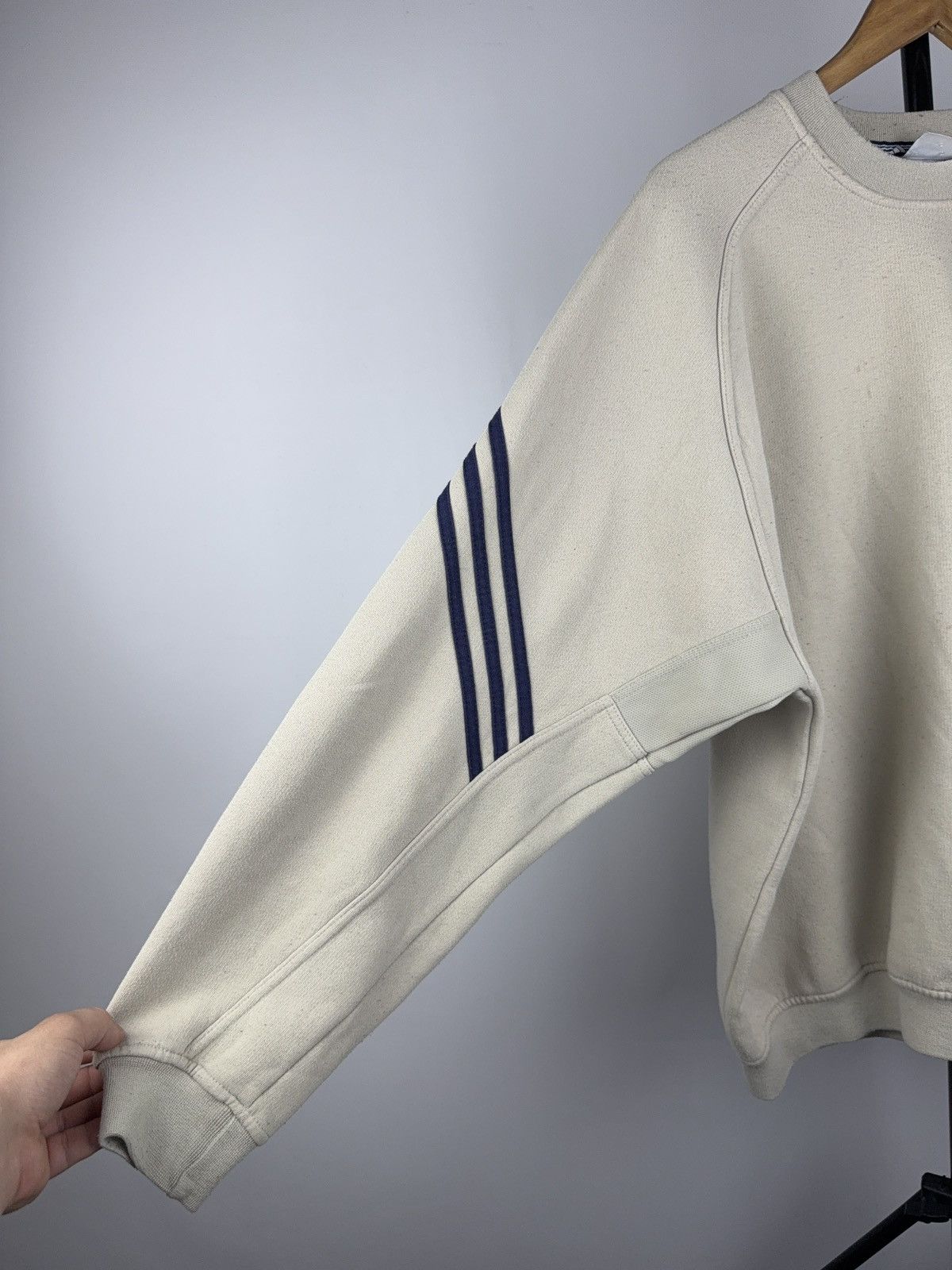 Adidas Vintage 90s Retro y2k Oversize Adidas Sweatshirt Size US L / EU 52-54 / 3 - 8 Thumbnail