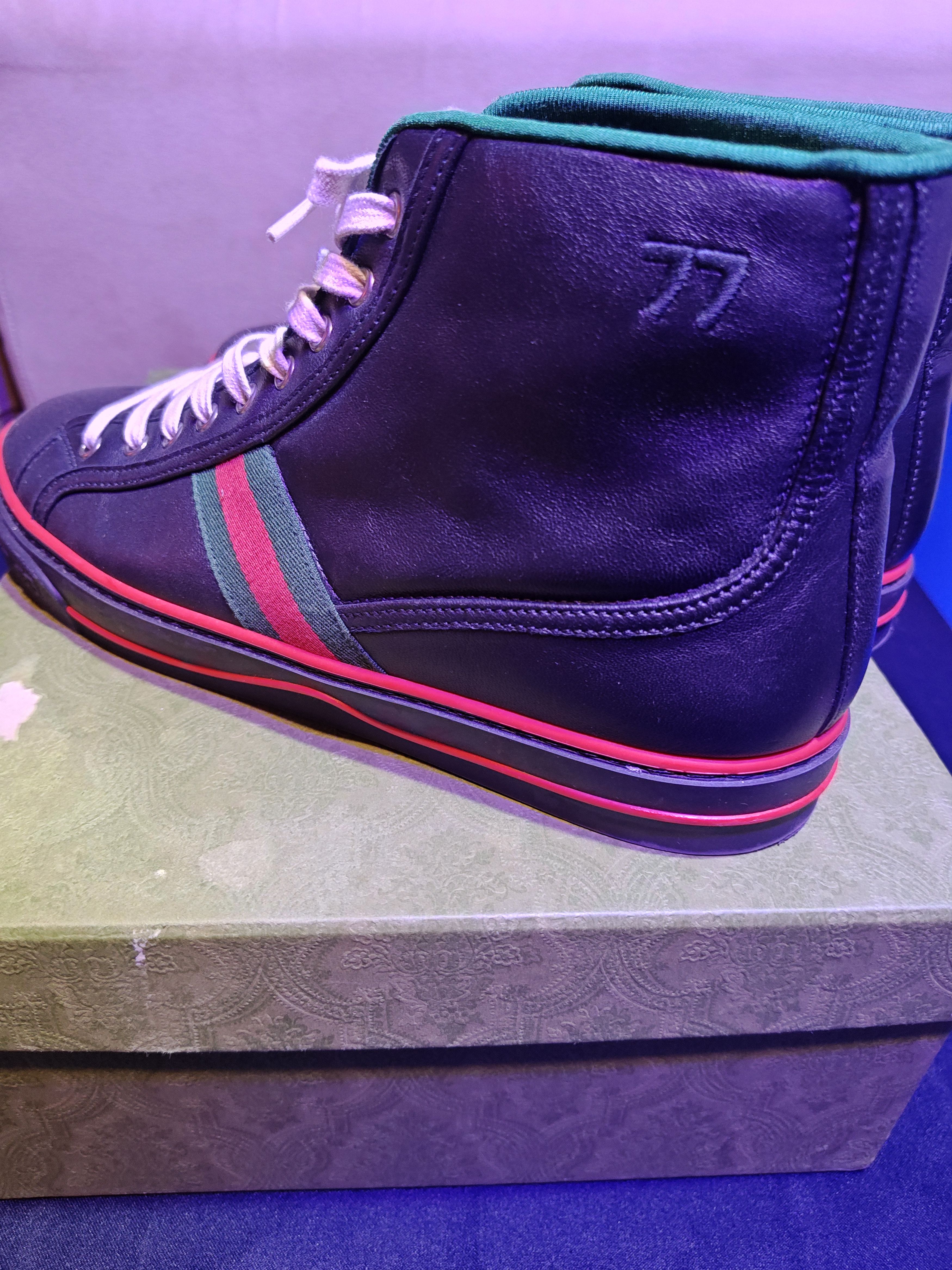 Gucci Gucci 1977 high top sneakers black Size US 11 / EU 44 - 3 Thumbnail