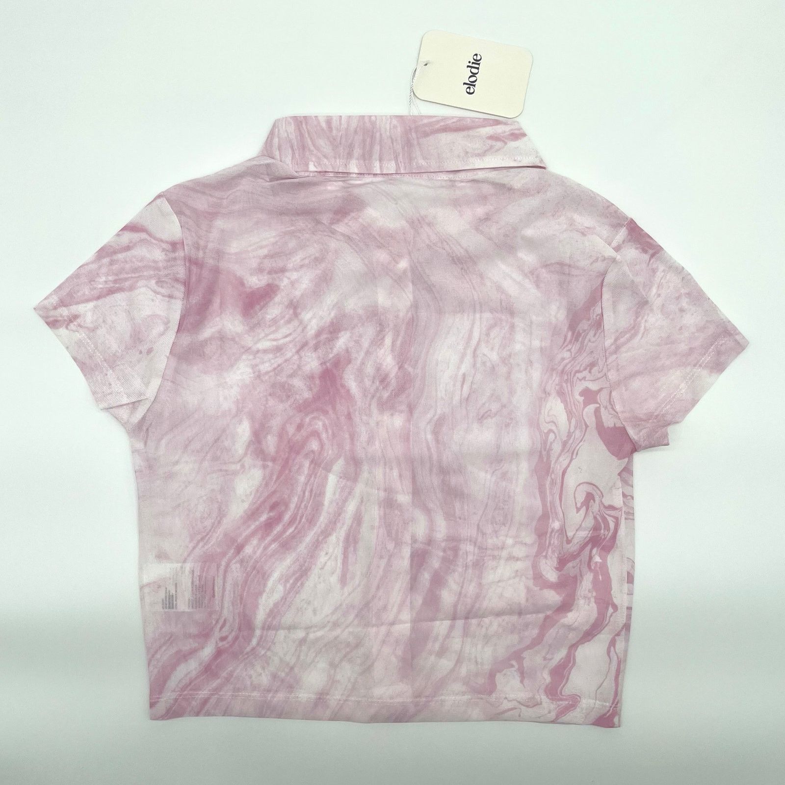 Unknown London ELODIE NWT Pink Mesh Crop Top, Size Medium Size M / US 6-8 / IT 42-44 - 6 Thumbnail