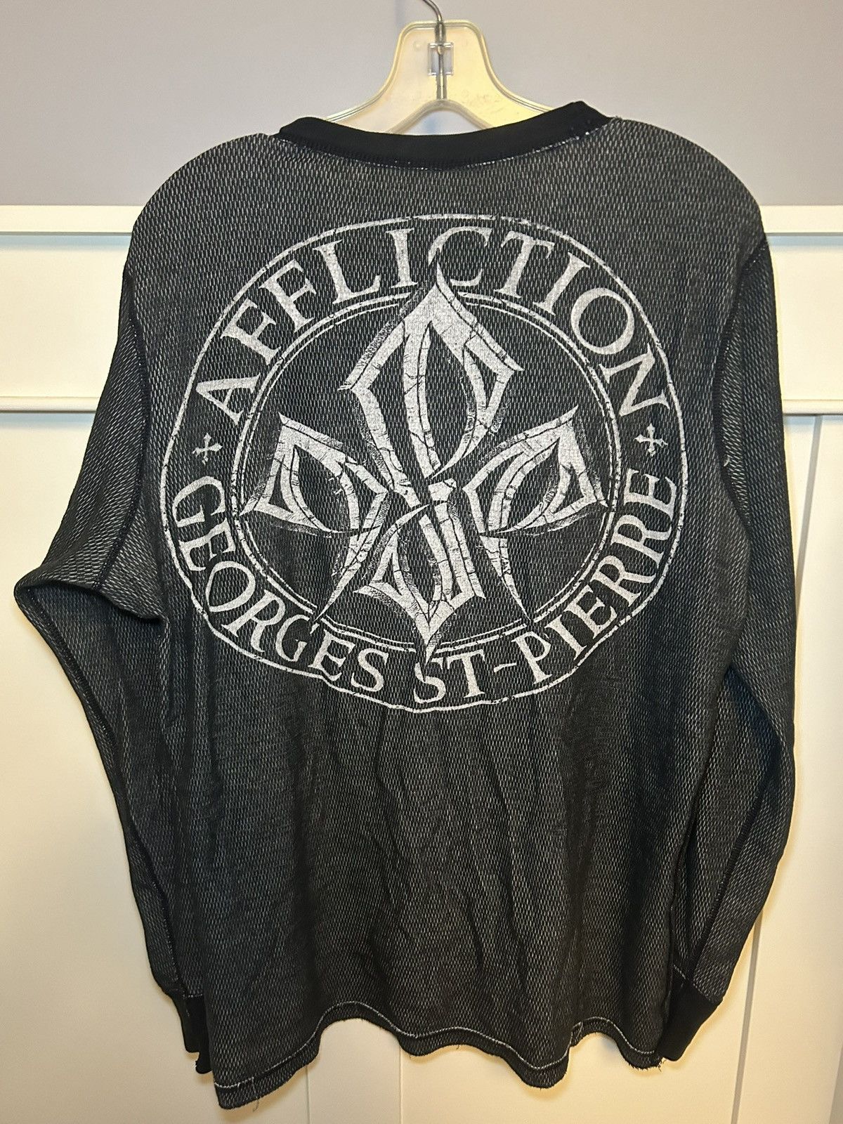 Affliction Rare Affliction George St-Peirre Reversible vintage thermal Size US XL / EU 56 / 4 - 4 Thumbnail